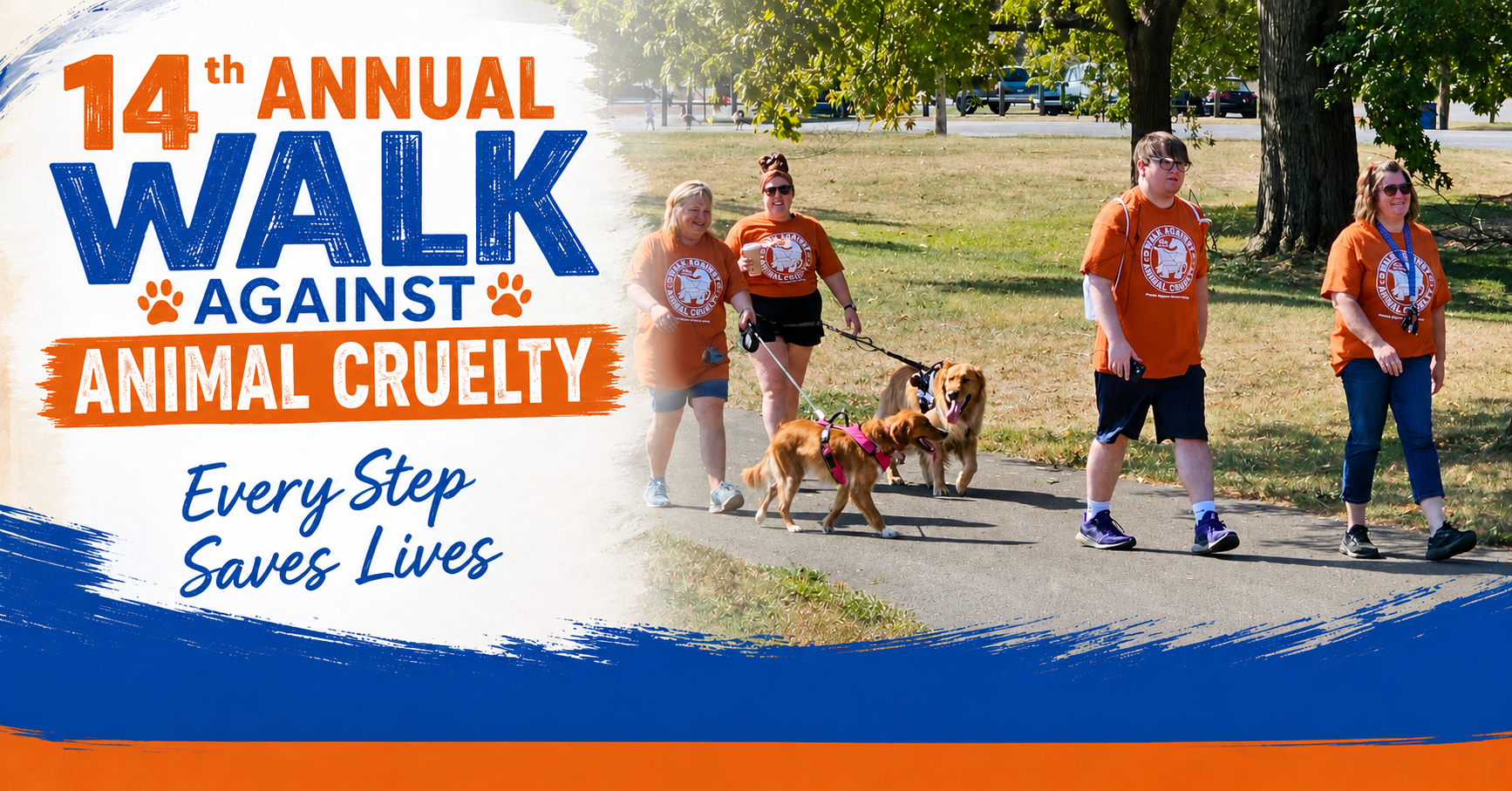 Campaign cover image for The 14th Annual Walk Against Animal Cruelty
