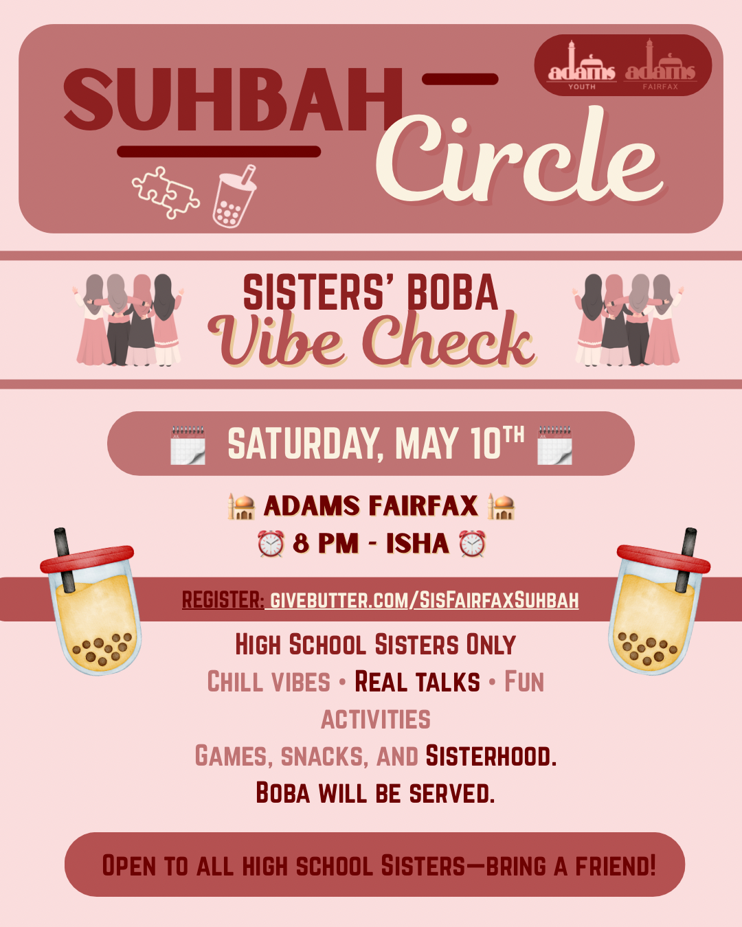 Campaign cover image for Sisters Suhbah Circle Fairfax
