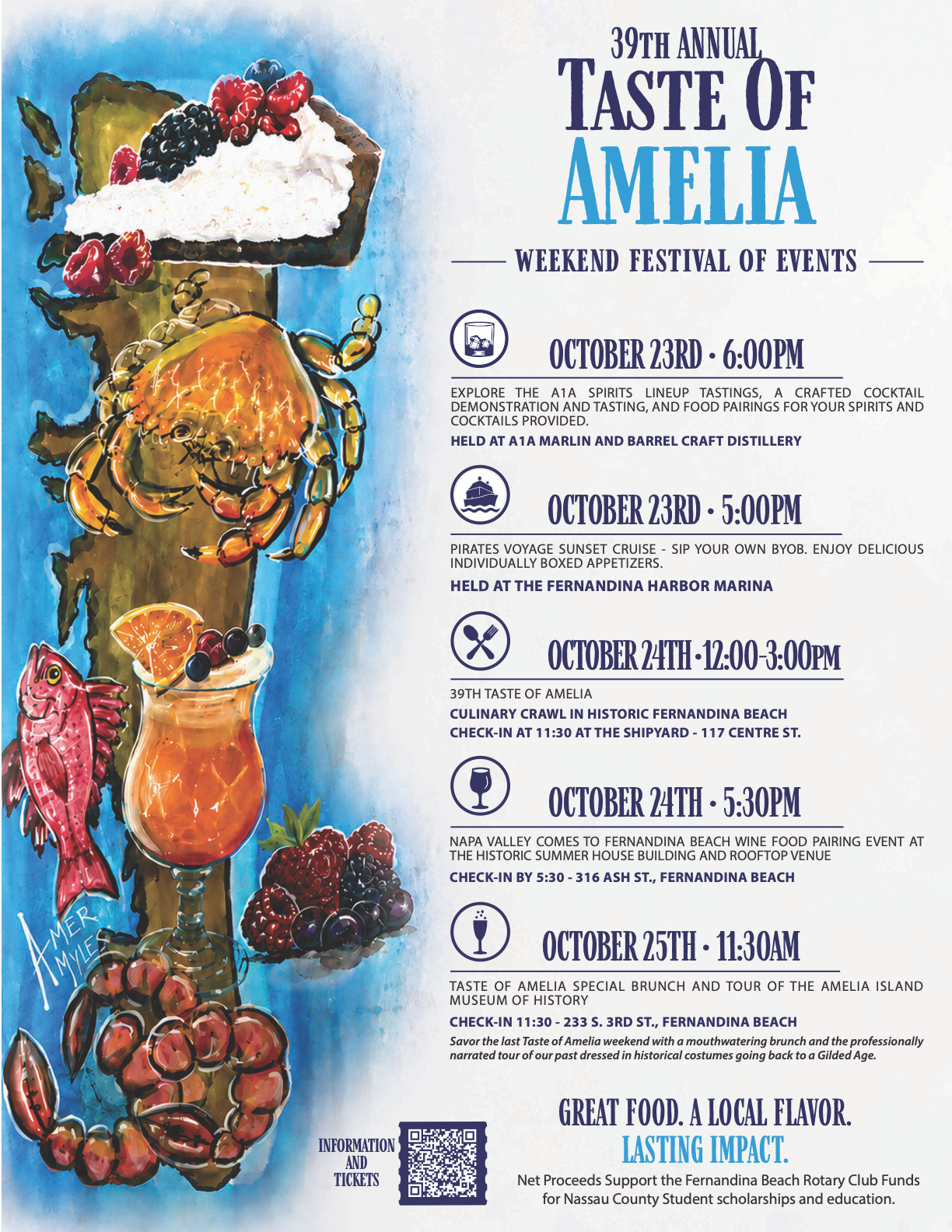 Campaign cover image for The 39th Annual Taste of Amelia Weekend Events