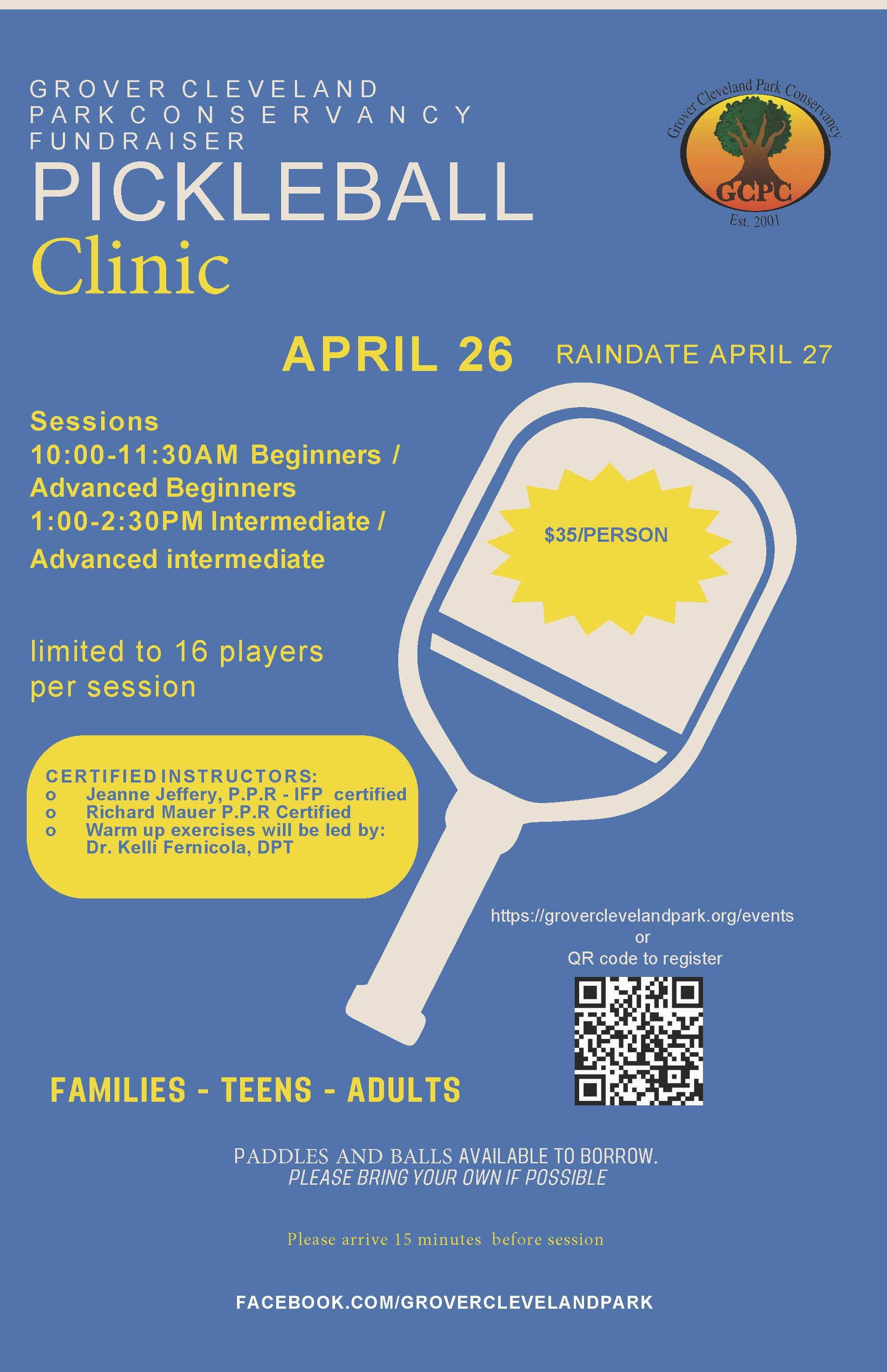 Campaign cover image for GCPC Pickball Clinic