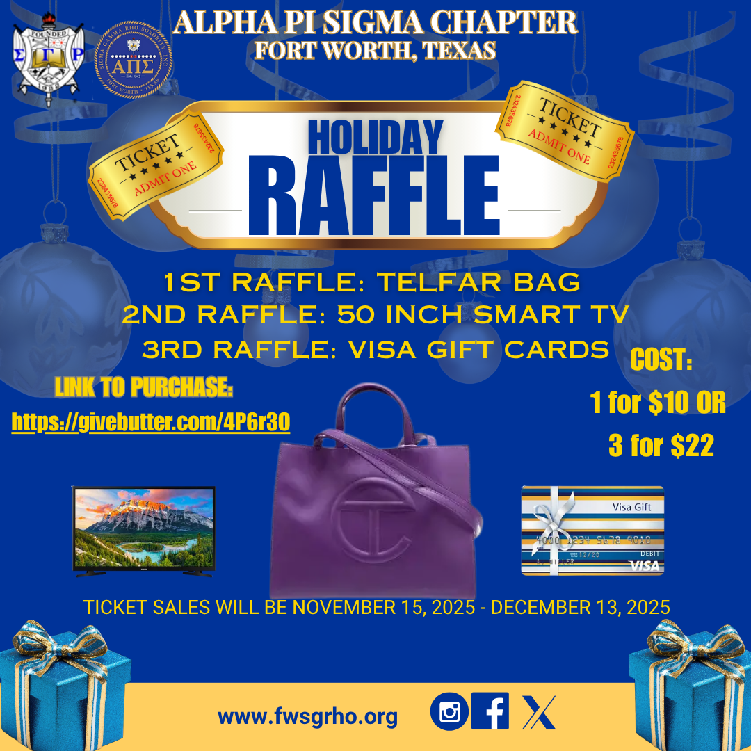 Campaign cover image for SGRho Holiday Raffle