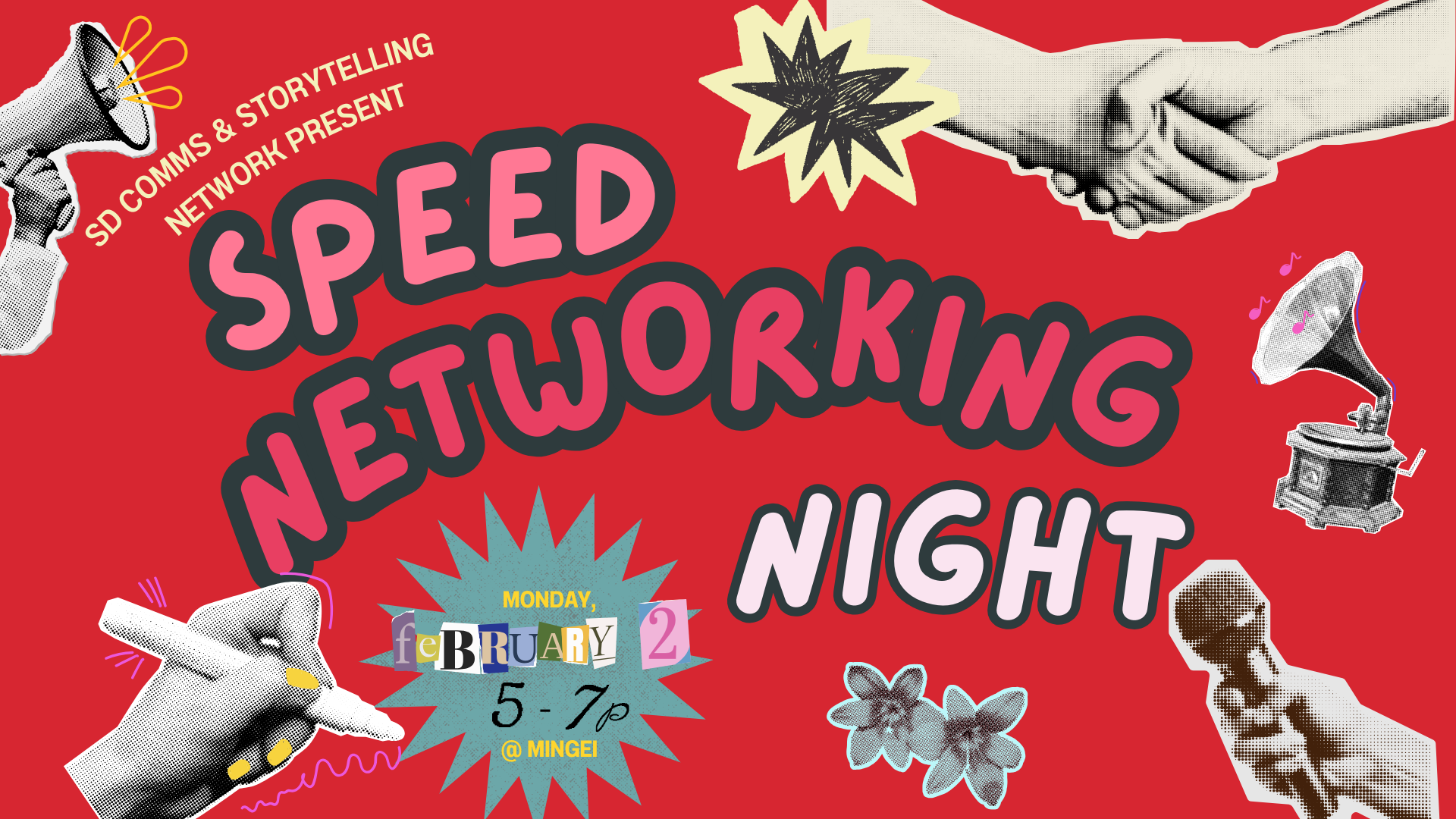 Campaign cover image for Speed Networking Night: Find Your Comms Co-Conspirators
