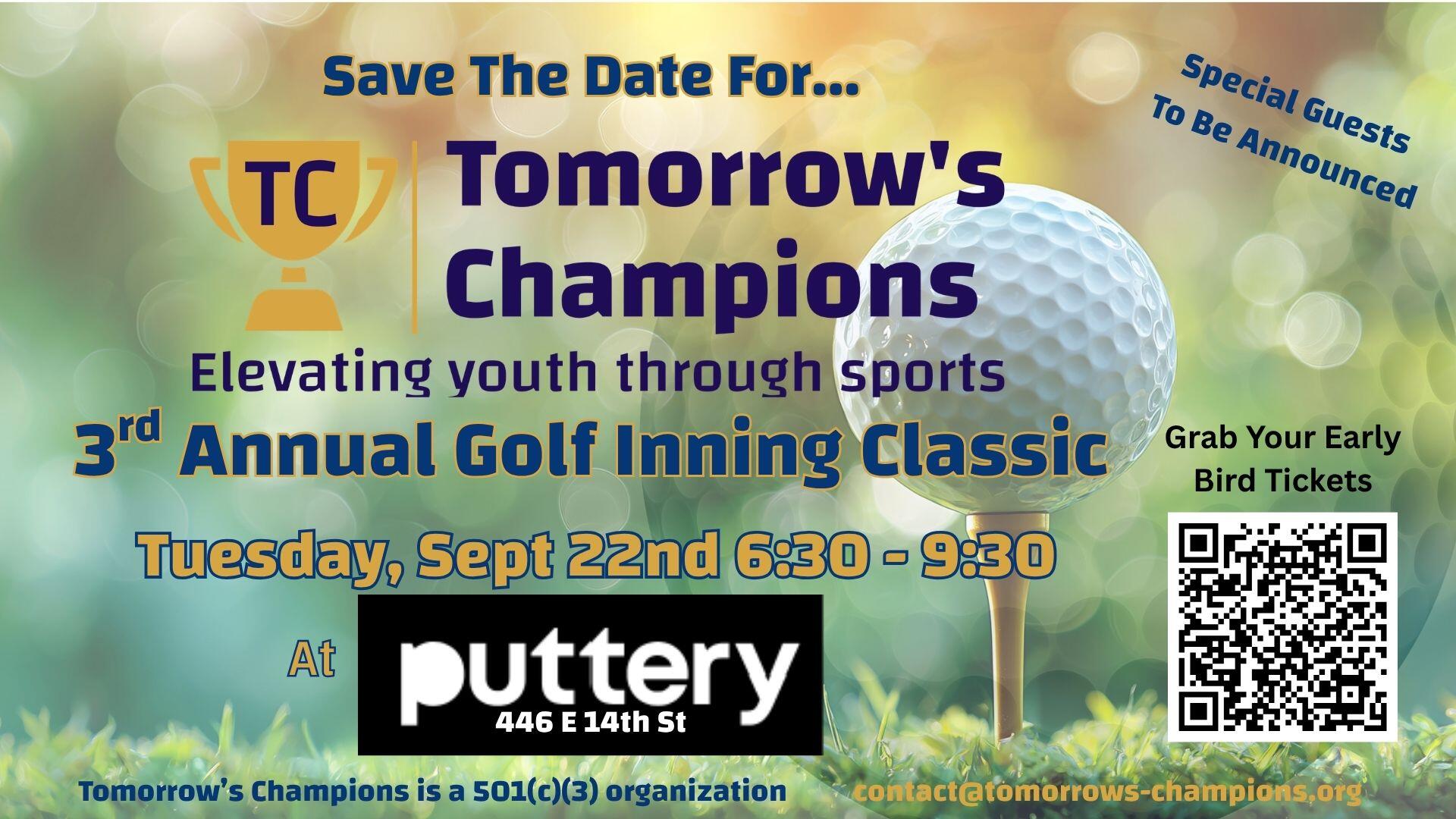 Campaign cover image for Tomorrow's Champions 3rd Mini - Golf Inning Classic