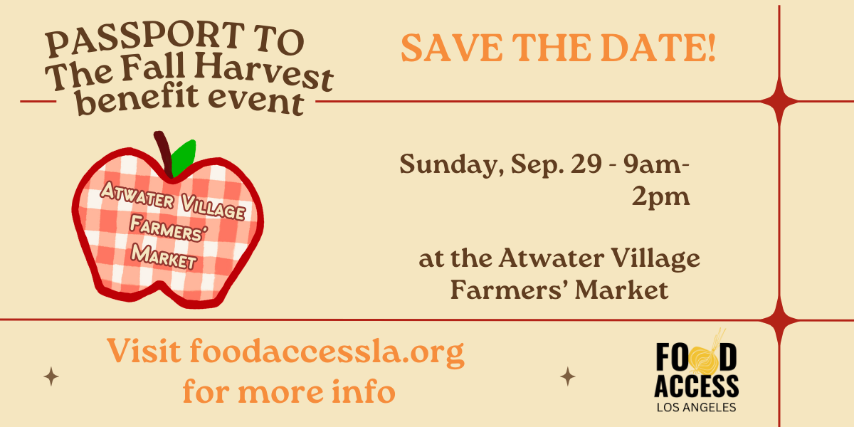 Campaign cover image for Atwater Village Farmers' Market: Passport to The Fall Harvest