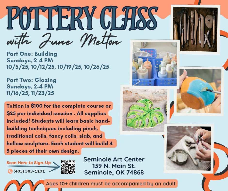 Campaign cover image for SAC Workshop: Pottery with June