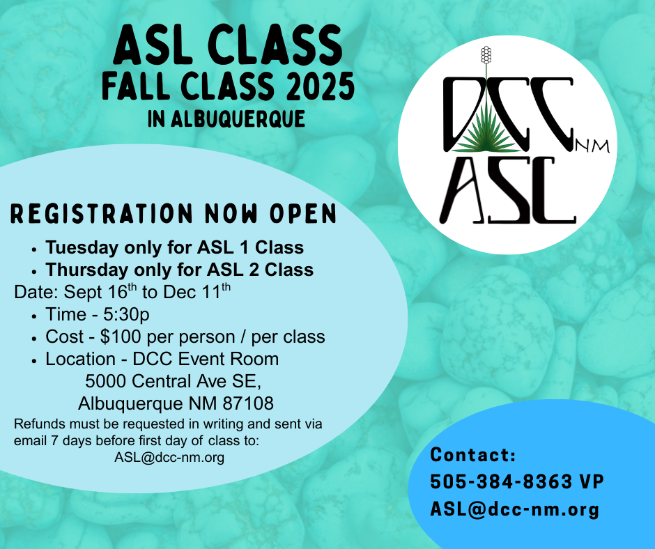 Campaign cover image for FALL 2025 Community ASL Class
