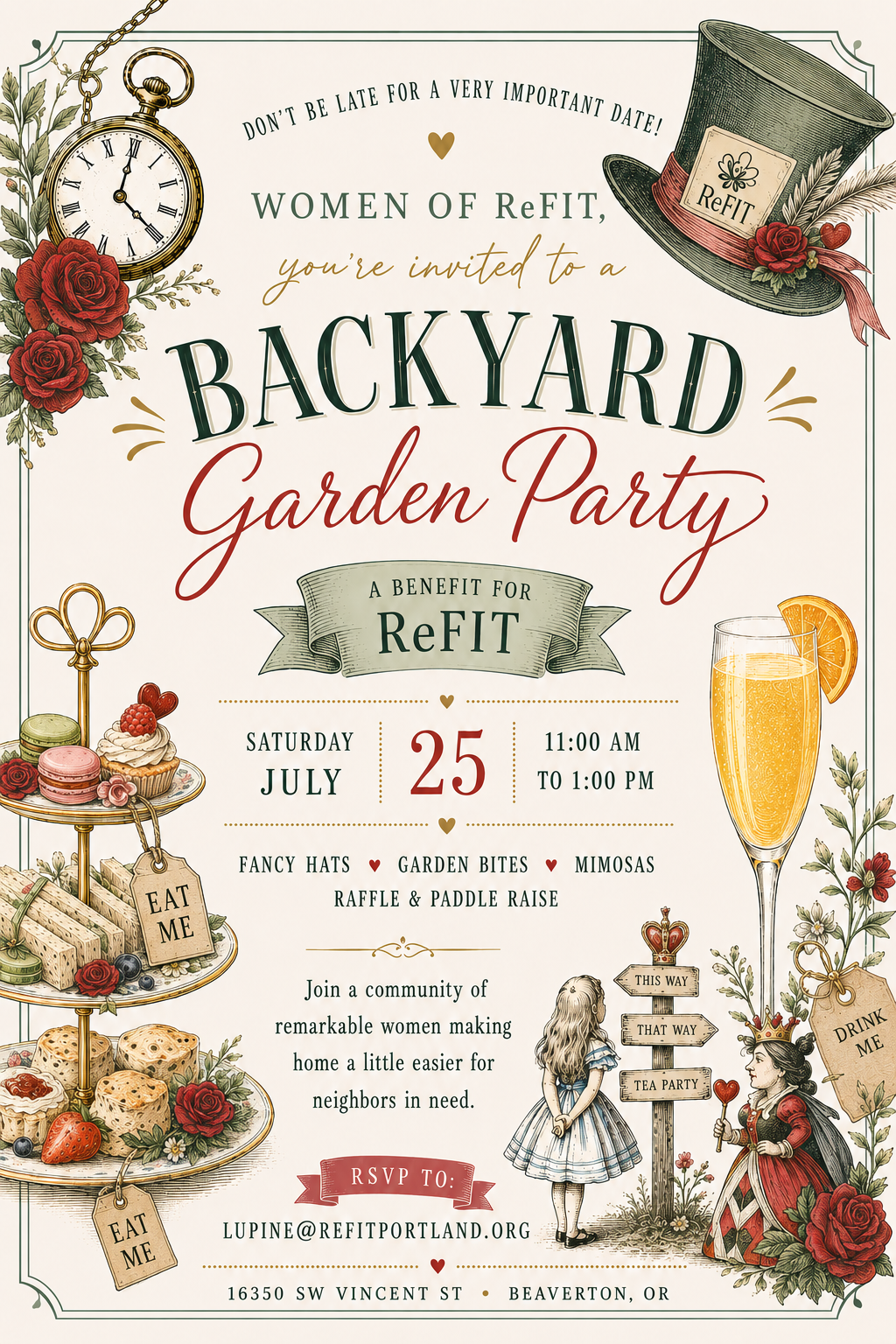 Campaign cover for Women of ReFIT; a backyard garden party