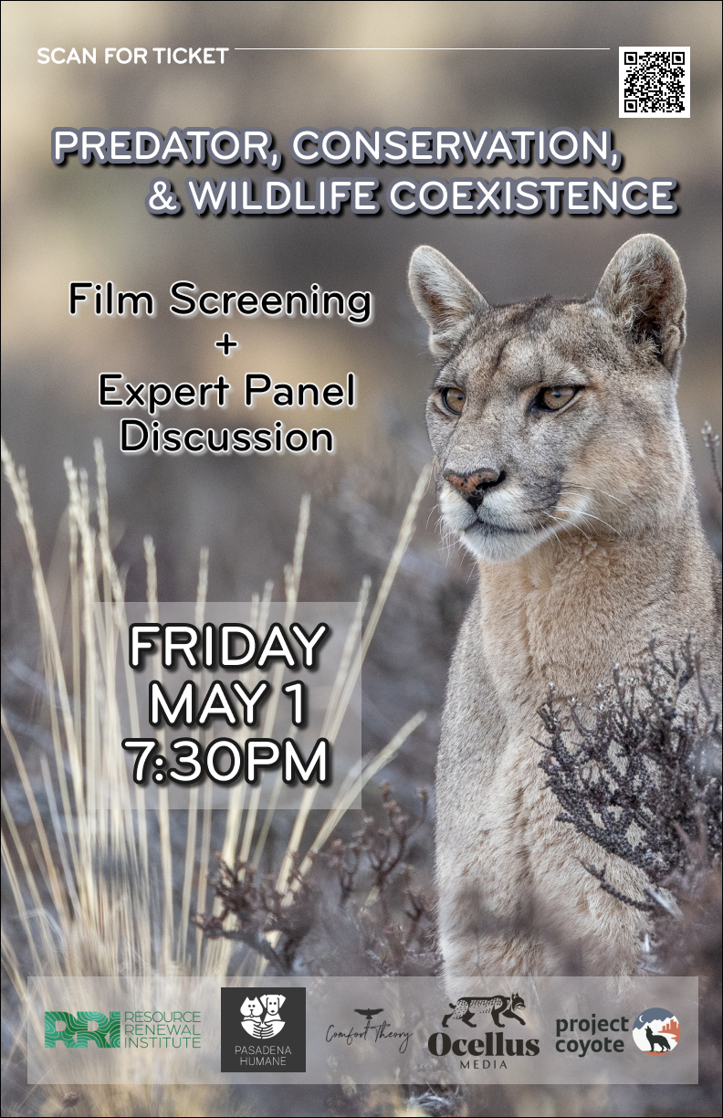 Campaign cover image for Predator Conservation and Wildlife Coexistence Double Feature with Panel Discussion