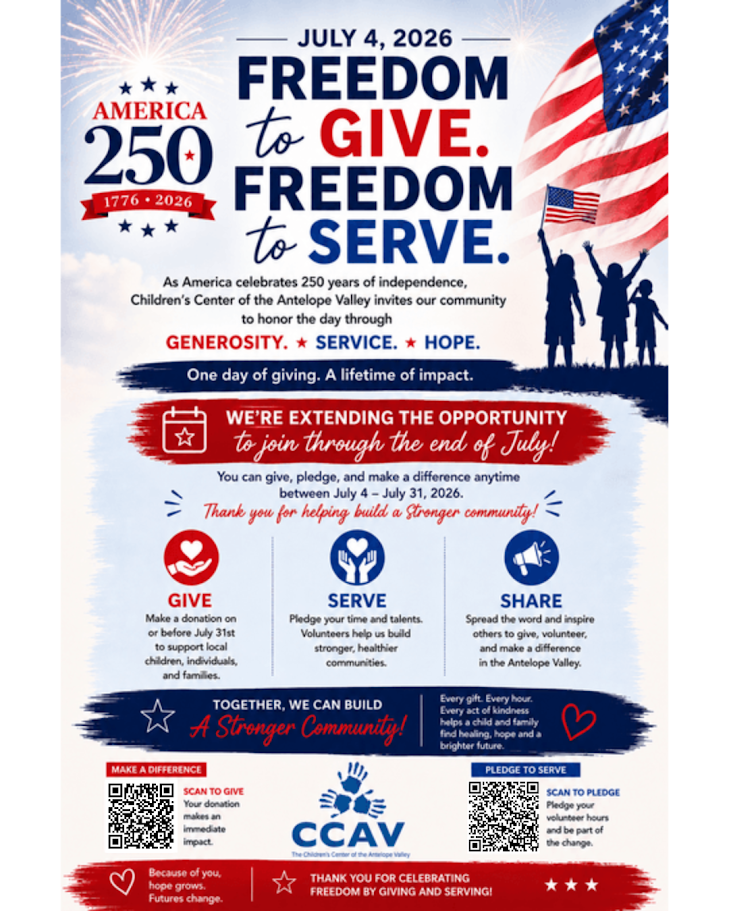 Campaign cover image for Freedom to Give. Freedom to Serve.