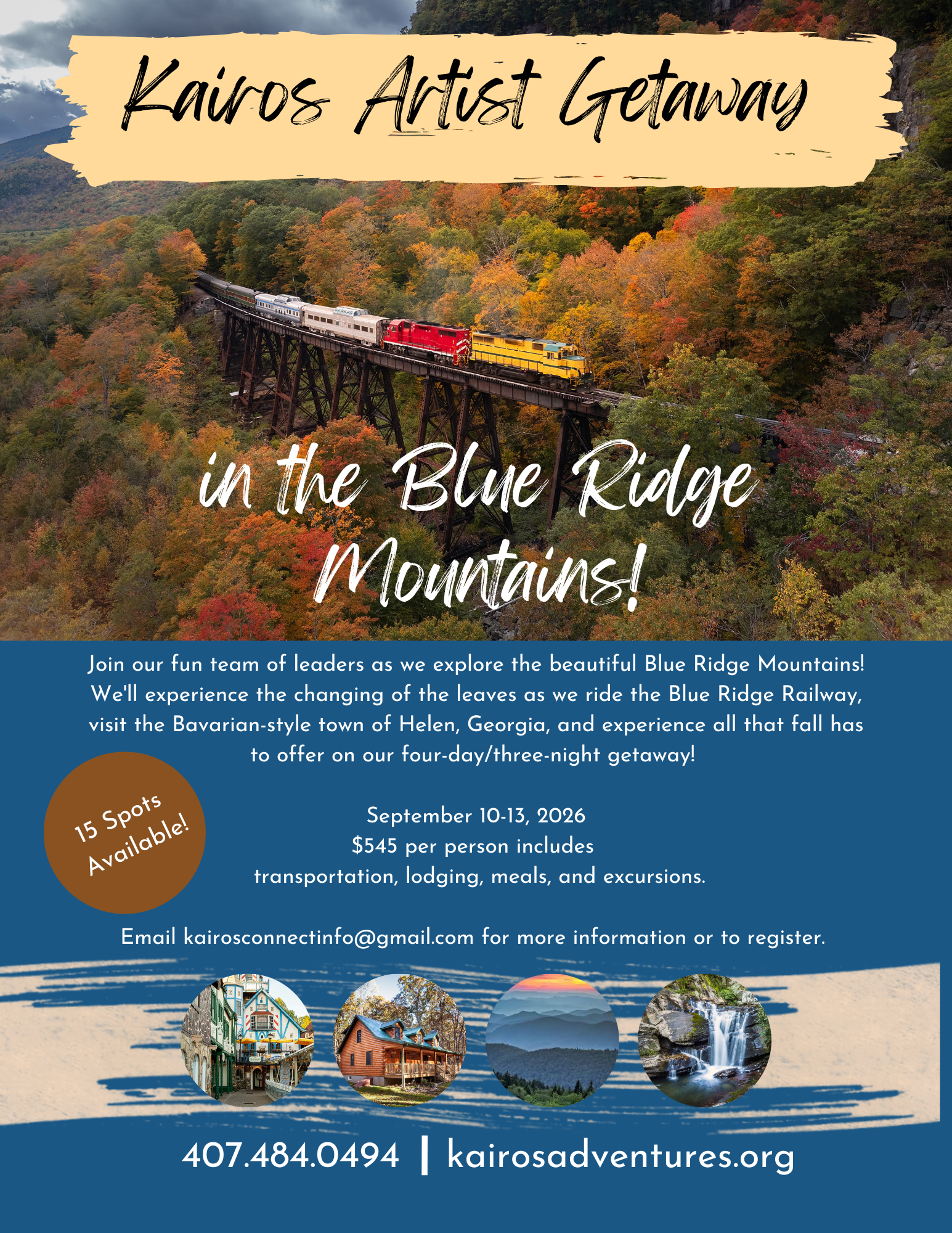 Campaign cover image for Blue Ridge Getaway