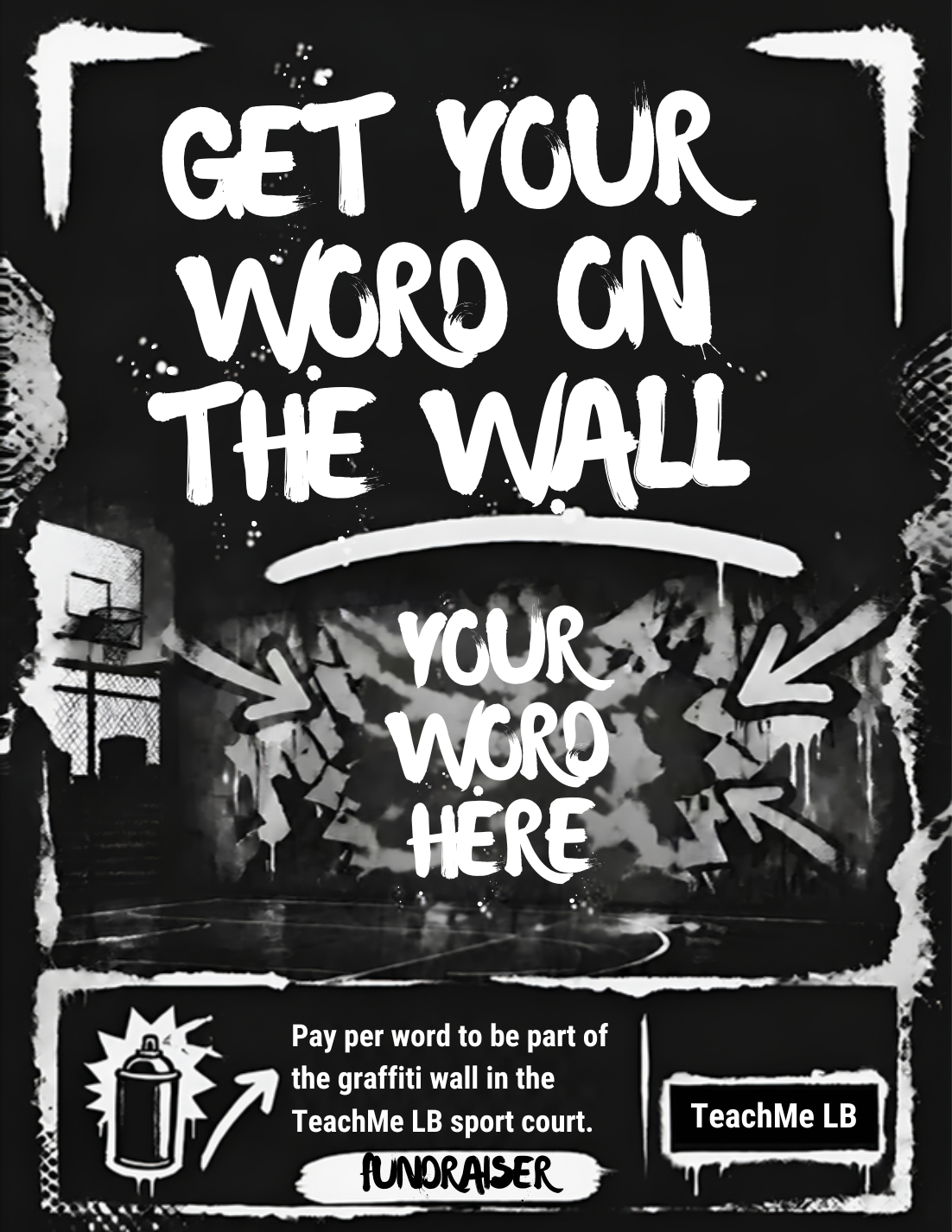 Campaign cover image for Get Your Word on the Wall Fundraiser