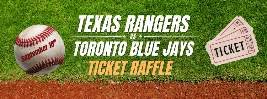 Campaign cover image for Texas Rangers vs Toronto Blue Jays Raffle
