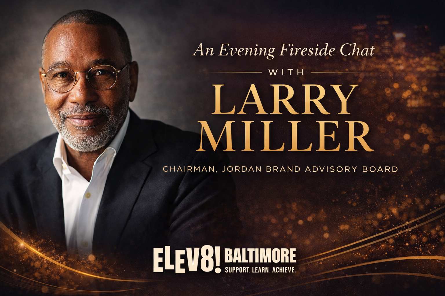 Campaign cover image for An Evening Fireside Chat with Larry Miller