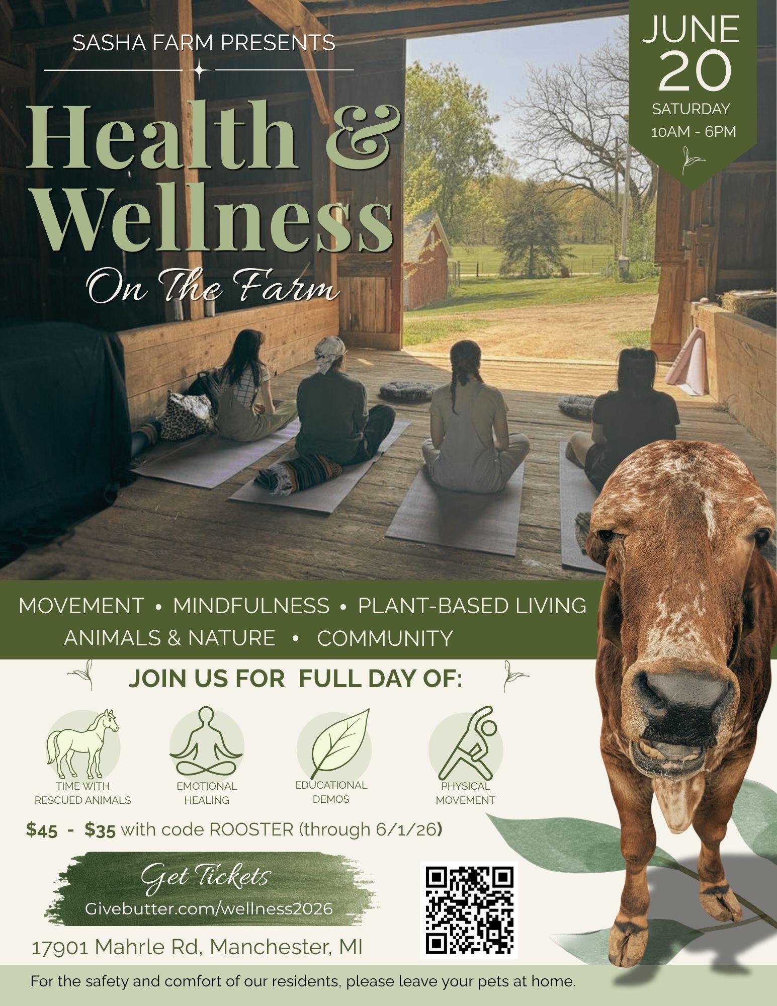 Campaign cover image for Health And Wellness On The Farm