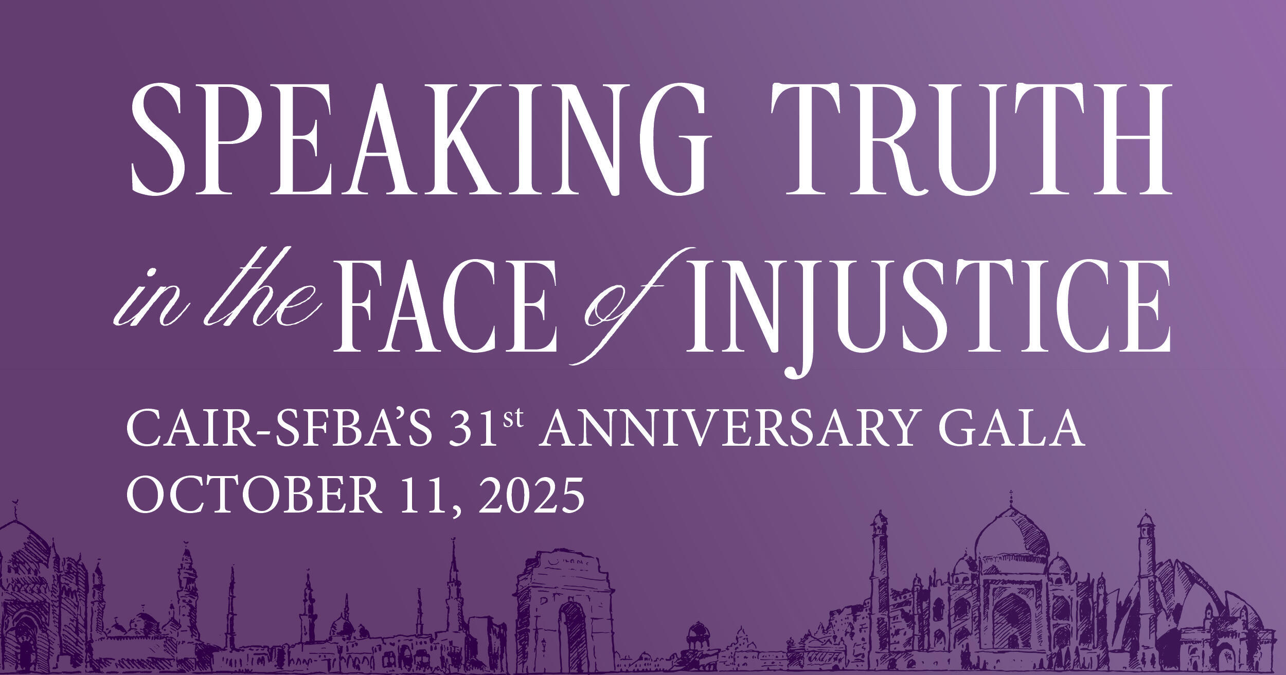 Campaign cover image for CAIR-SFBA 31st Anniversary Gala Centerpieces