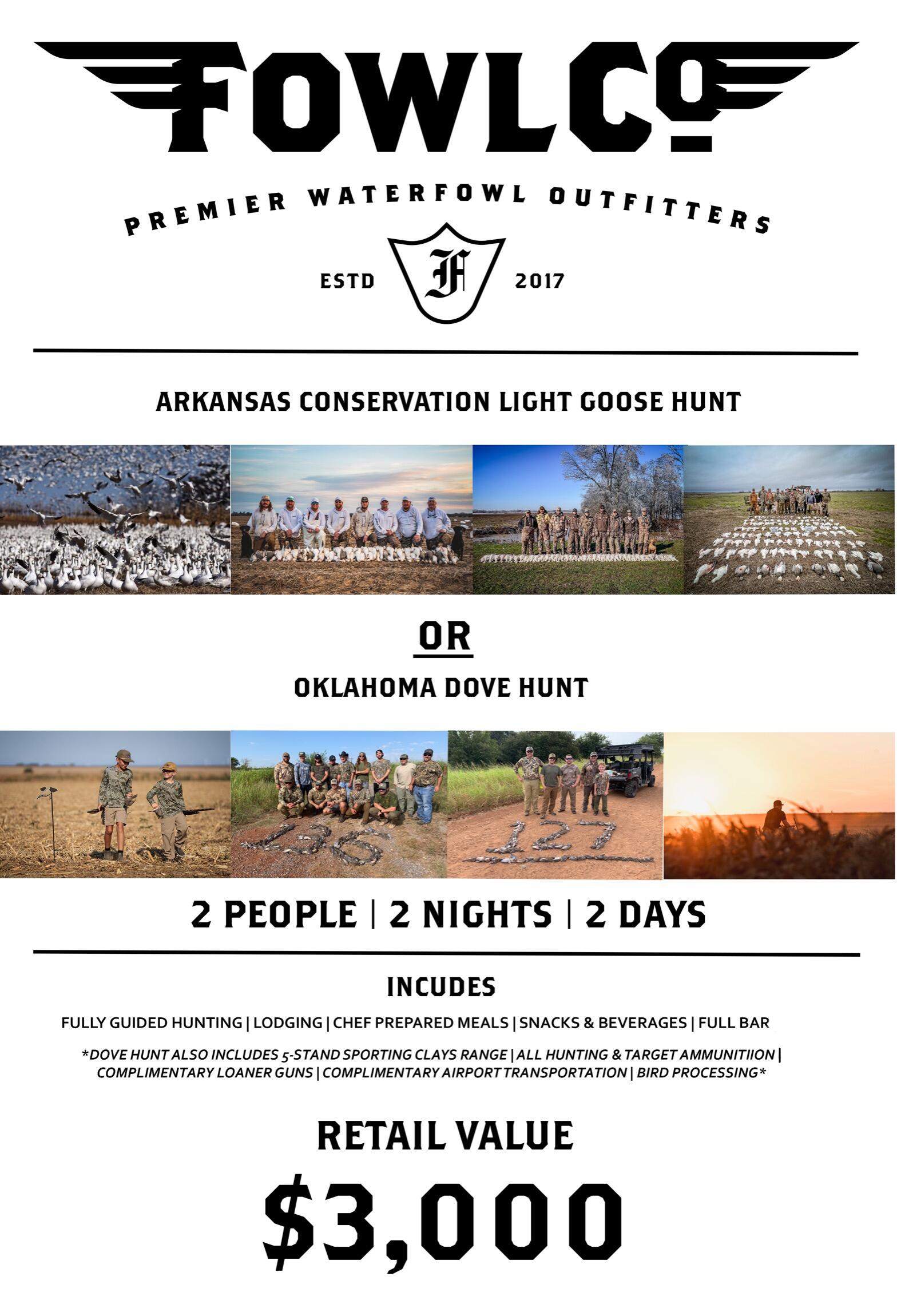 Campaign cover image for FOWLCO Hunt in Support of The United Way (copy)