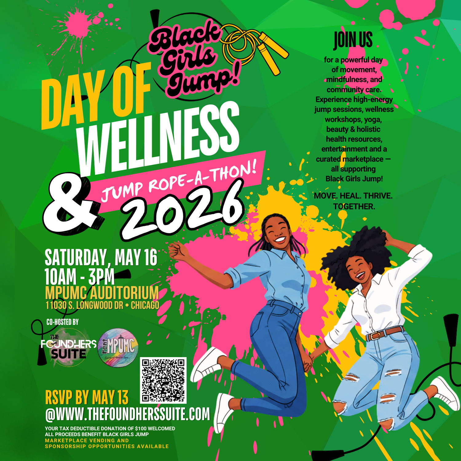 Campaign cover image for Day of Wellness Jump-A-Thon