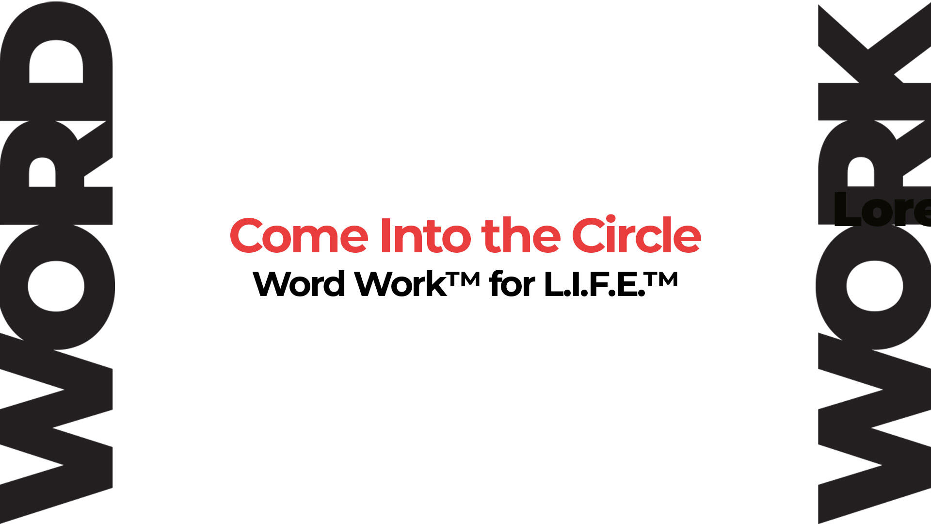Campaign cover for Word Work™ for L.I.F.E.™