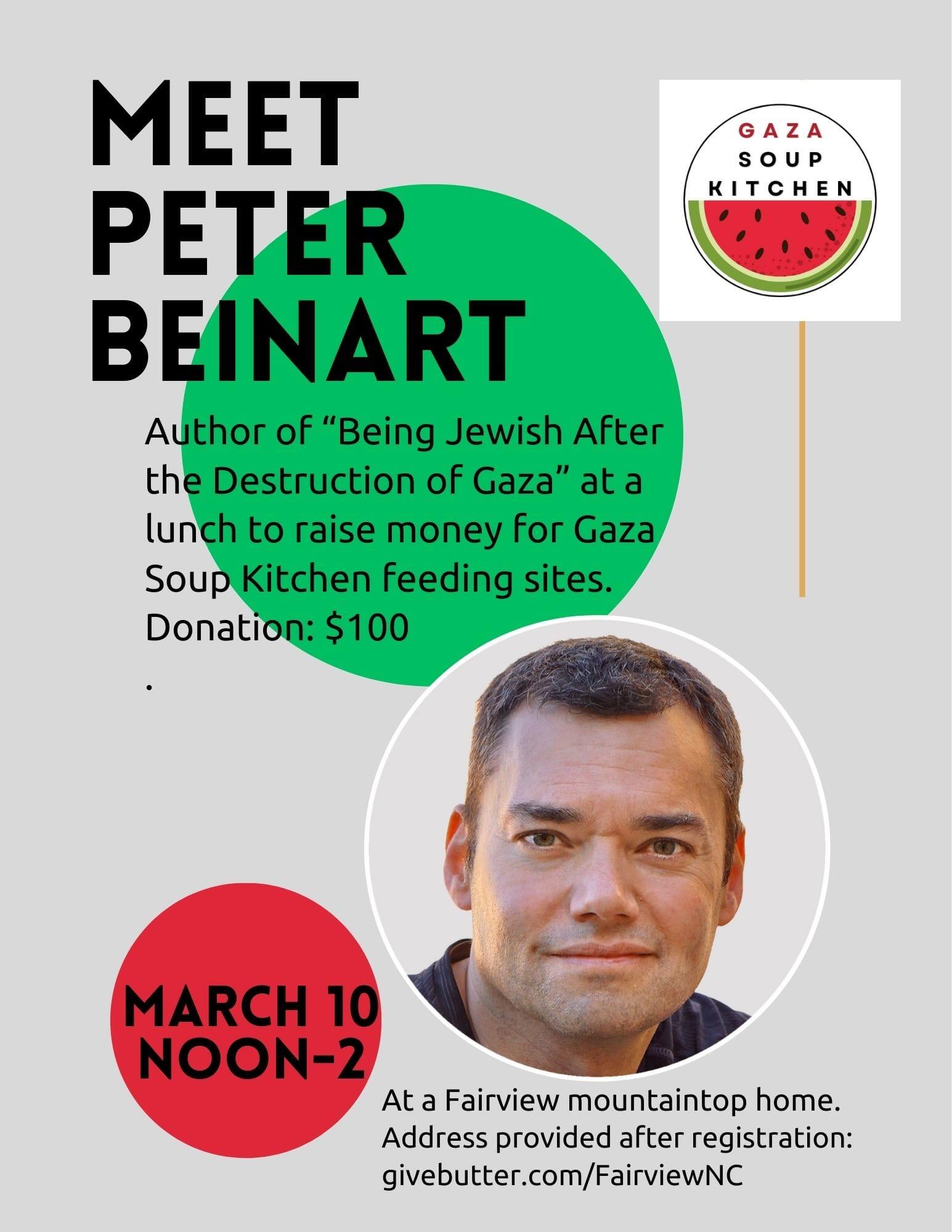 Campaign cover image for Support Gaza: Meet Peter Beinart in Asheville
