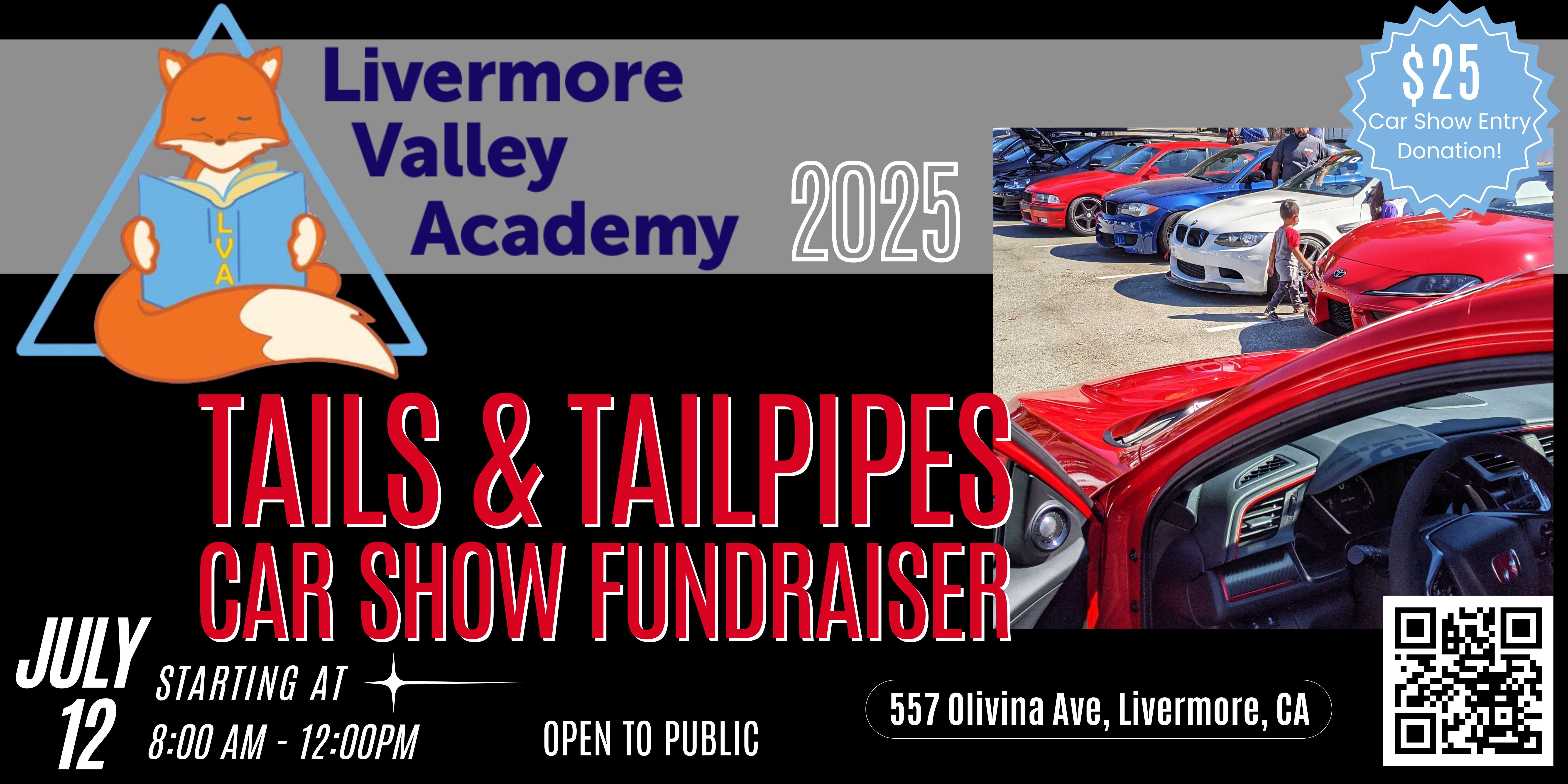 Campaign cover image for Tails & Tailpipes Car Show Fundraiser