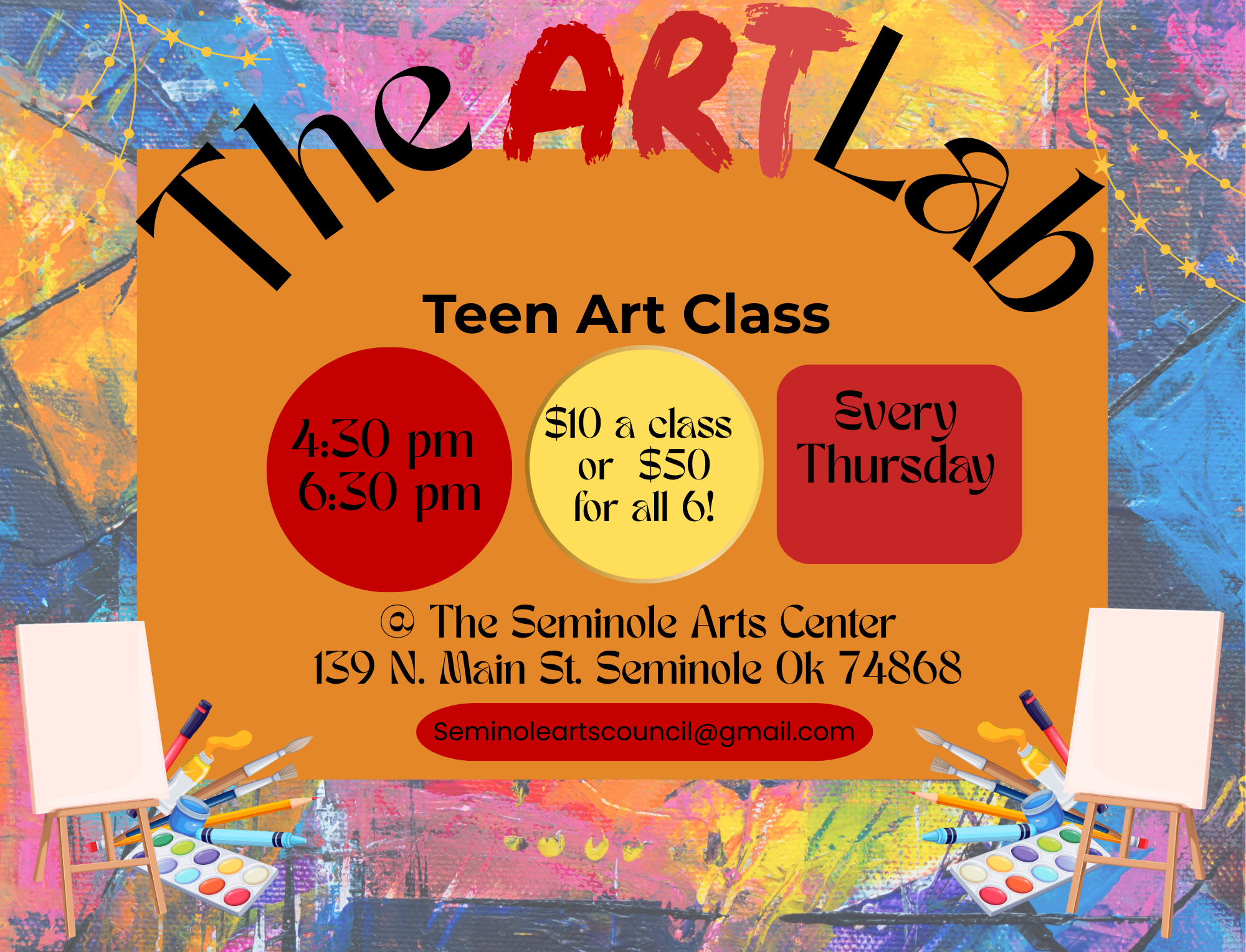 Campaign cover image for The Teen Art Lab