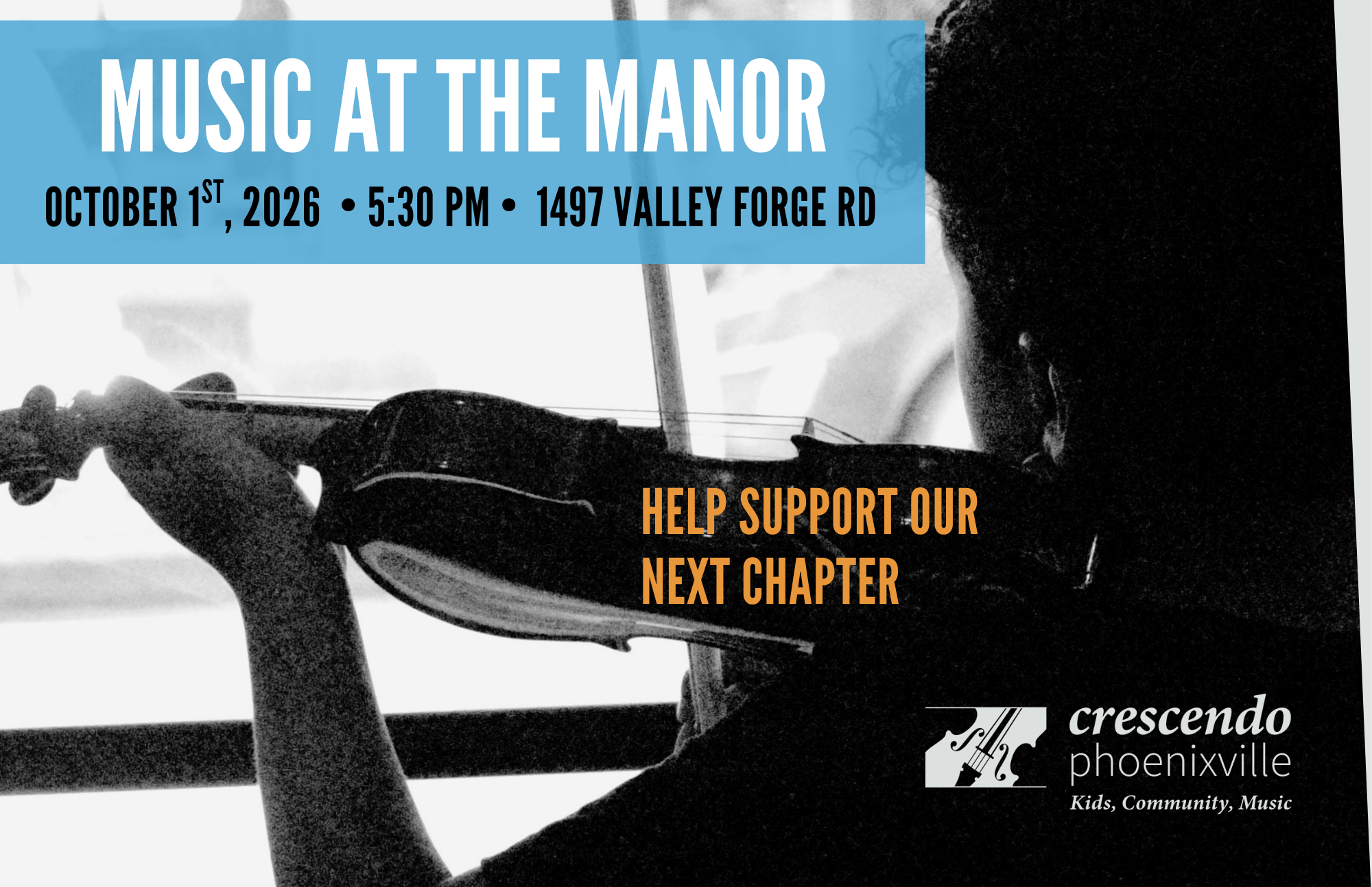 Campaign cover image for Music at the Manor 2026