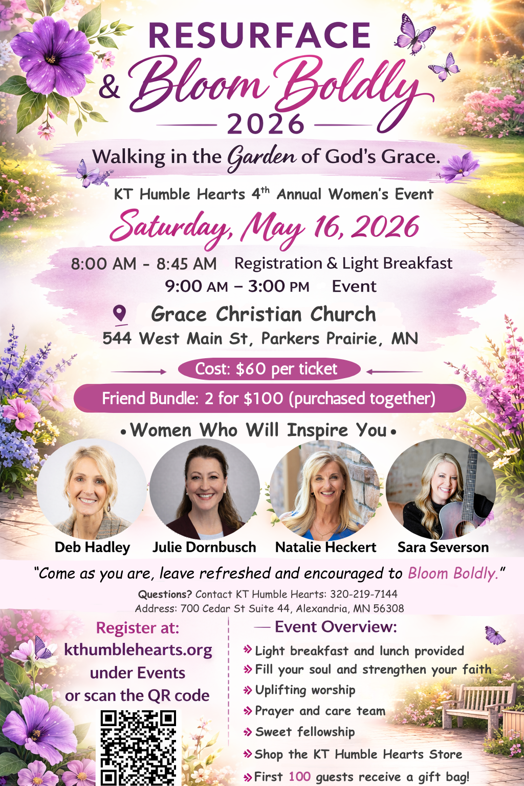 Campaign cover image for Resurface and Bloom Boldy 2026