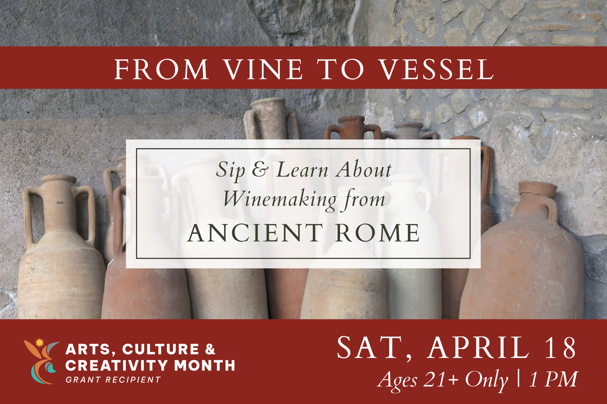 Campaign cover image for From Vine to Vessel: The Culture and Commerce of Roman Wine