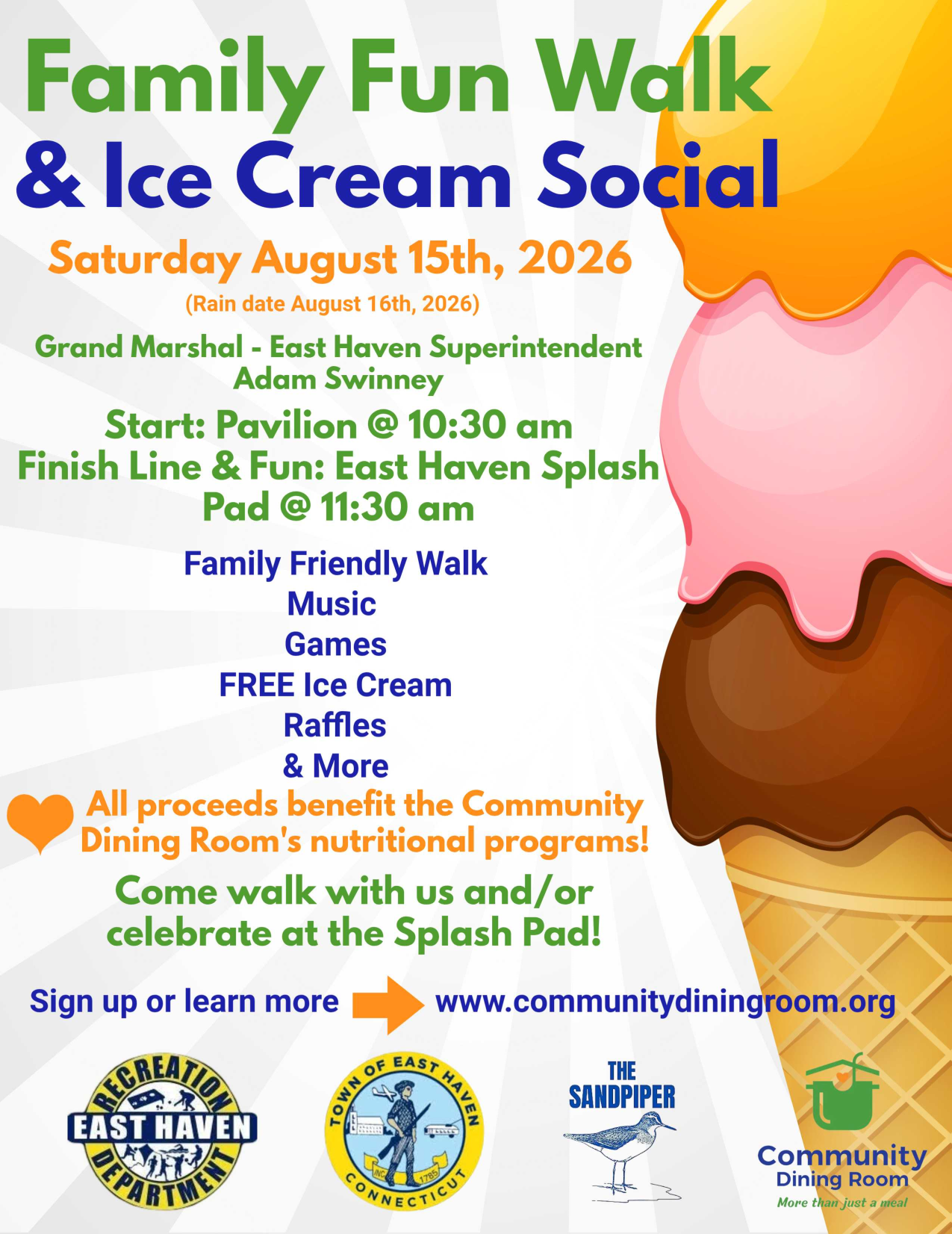 Campaign cover image for Walk-a-thon & Ice Cream Social