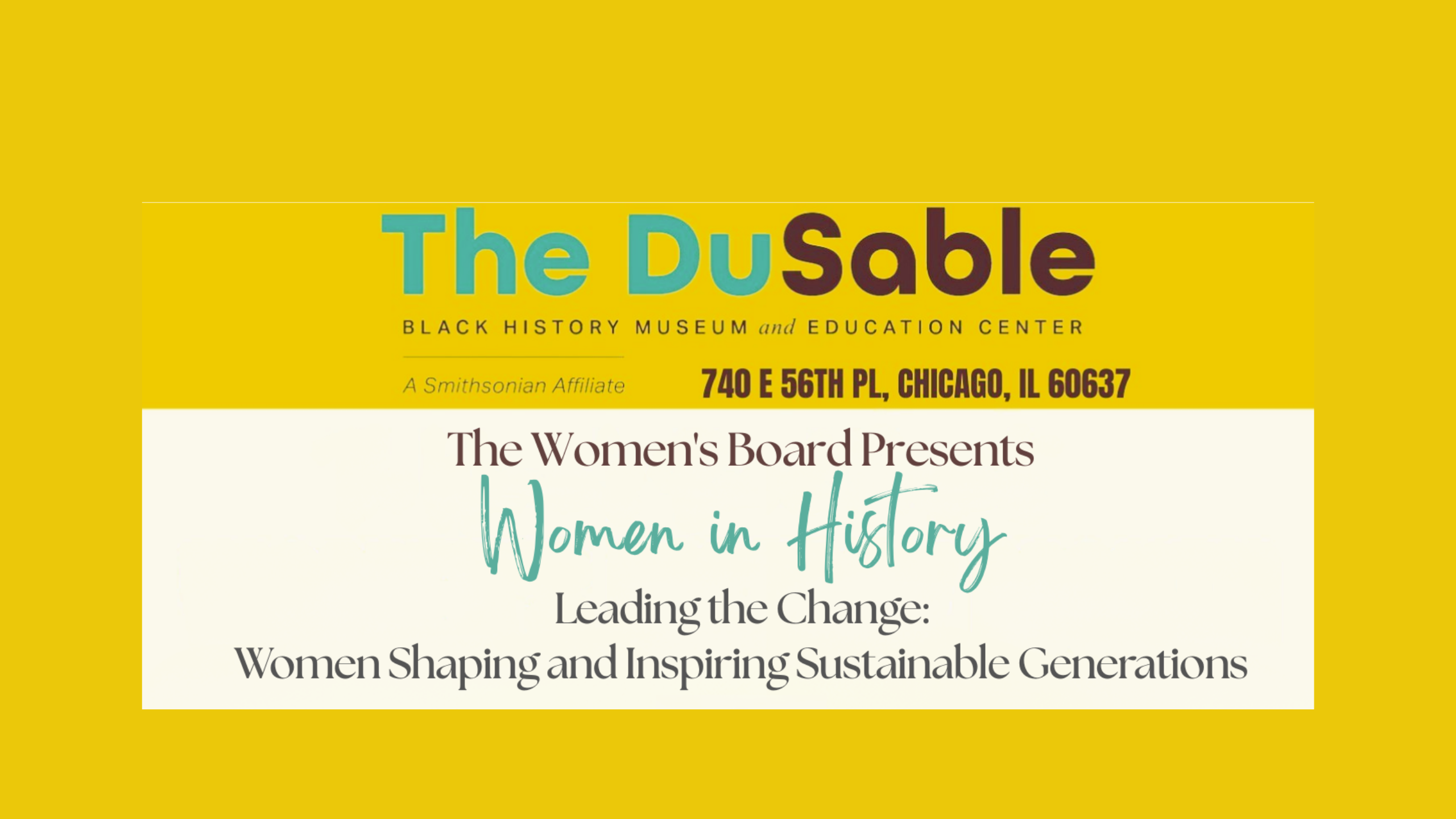 Campaign cover image for Women in History 2026