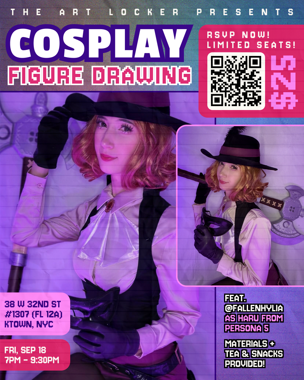 Campaign cover image for Cosplay Figure Drawing 9/18