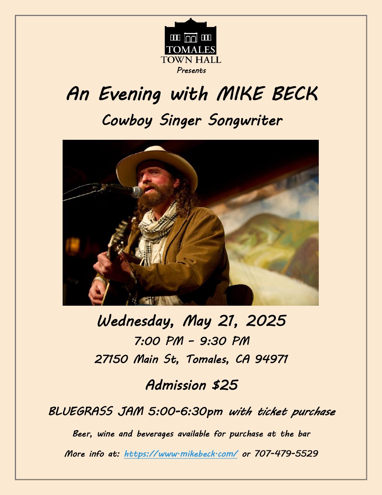 Campaign cover image for Evening with Mike Beck