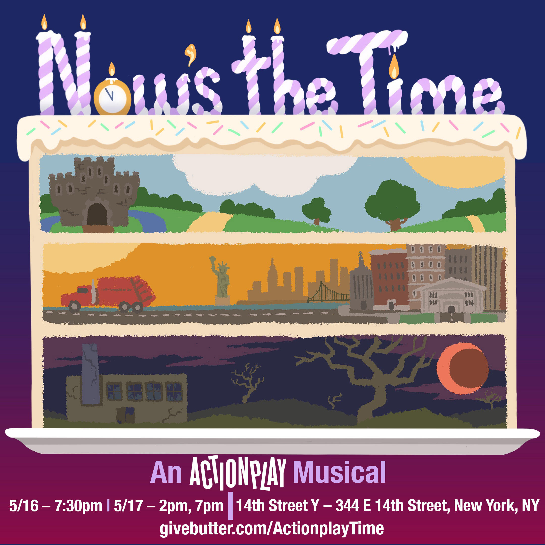Campaign cover image for NOW'S THE TIME: An Actionplay Musical