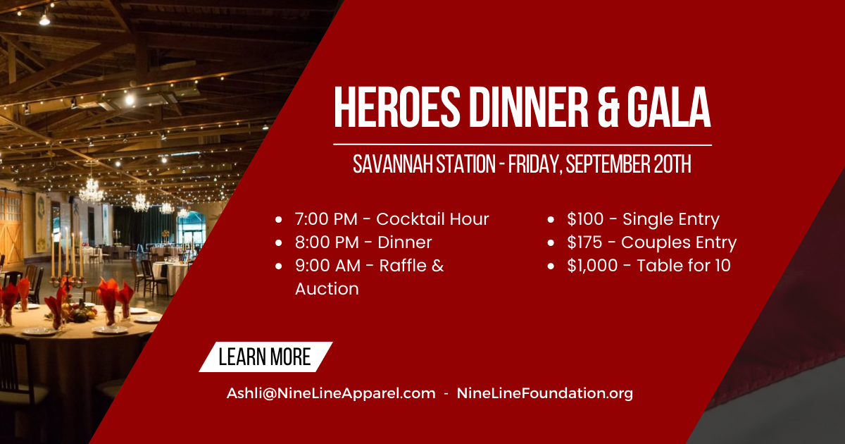 Campaign cover image for Nine Line Heroes Dinner & Gala