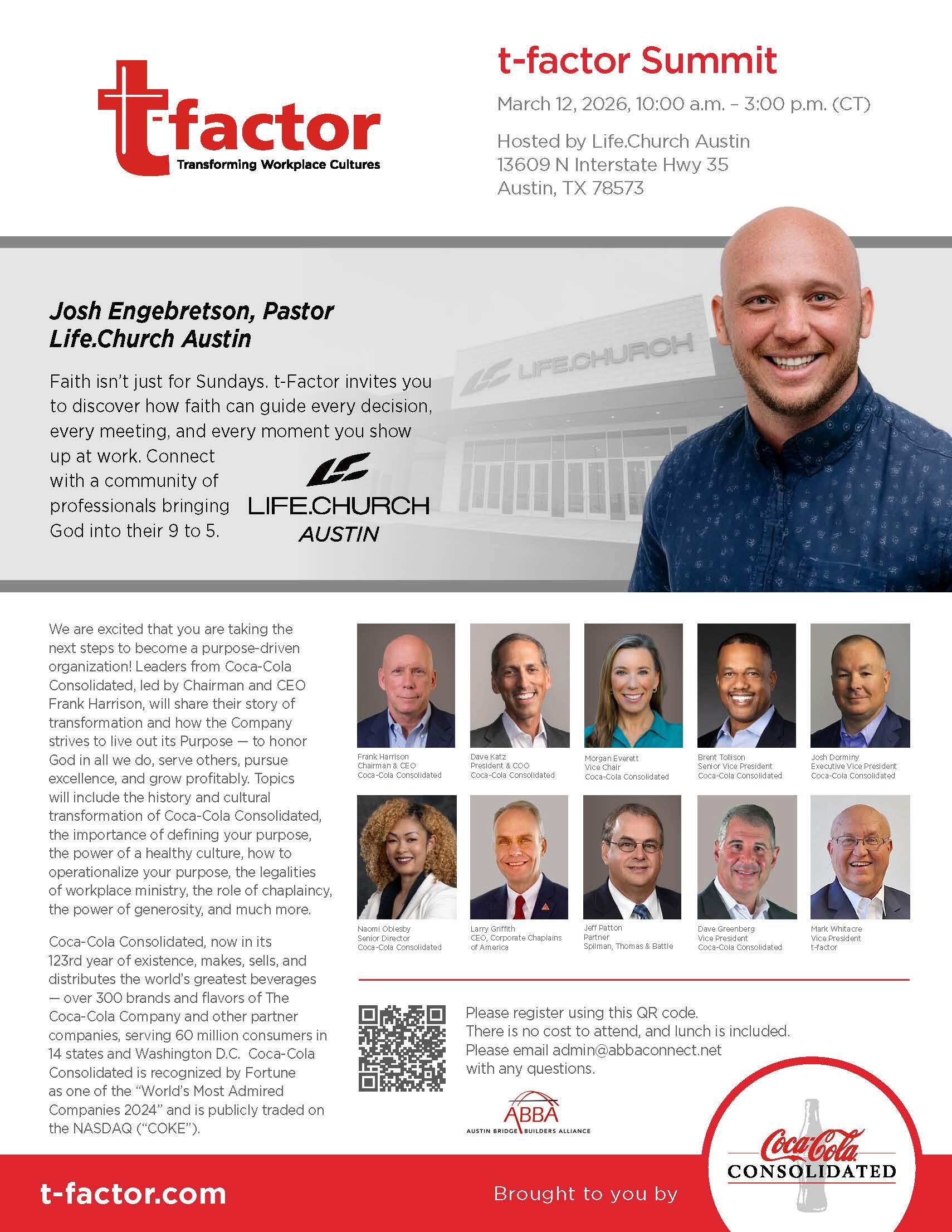 Campaign cover image for 2026 t-factor Volunteers