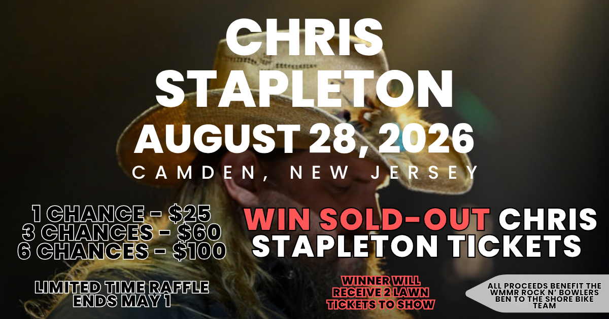 Campaign cover image for Chris Stapleton Concert Raffle Tickets