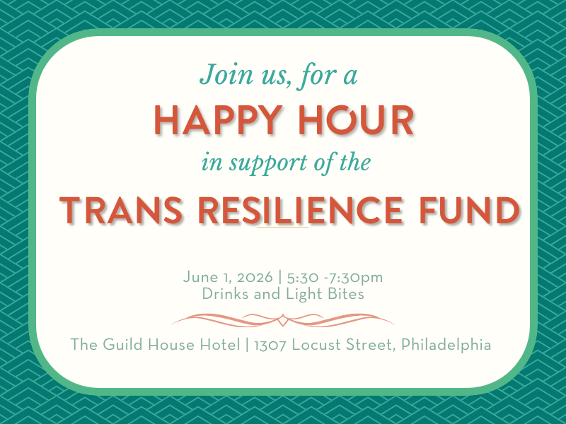 Campaign cover image for Happy Hour to support the Trans Resilience Fund