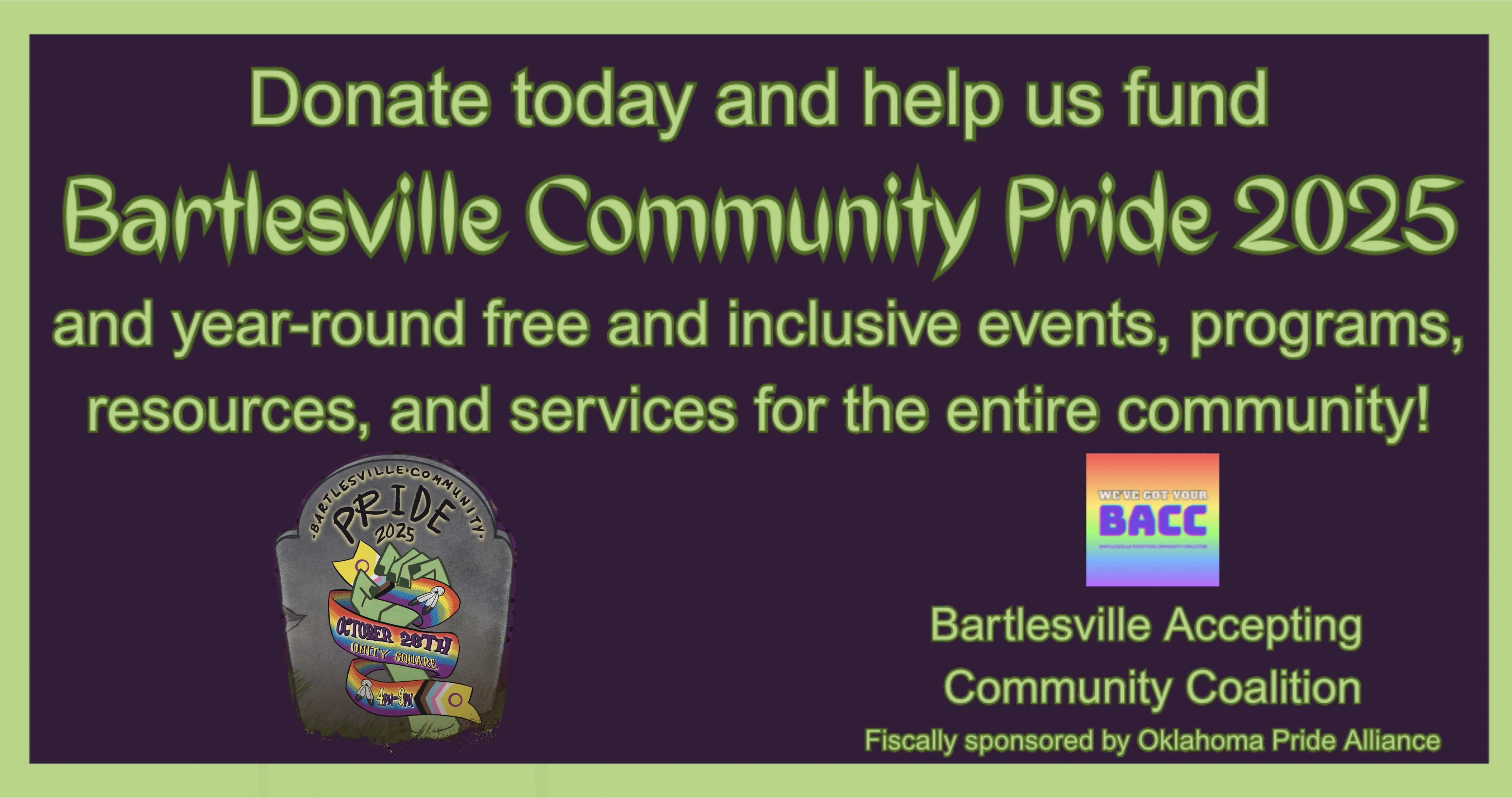 Campaign cover image for Bartlesville Accepting Community Coalition Fiscal Sponsorship Fund
