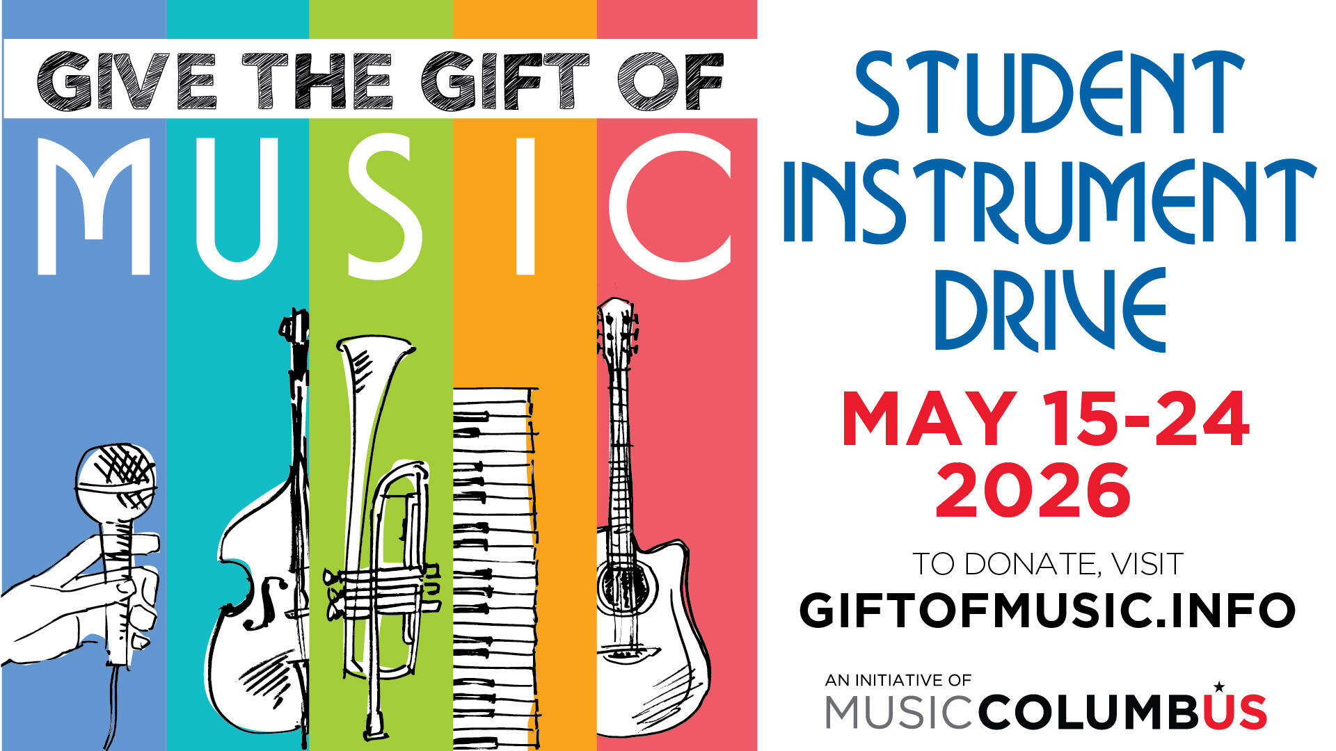 Campaign cover image for The Gift of Music Instrument Drive 2026