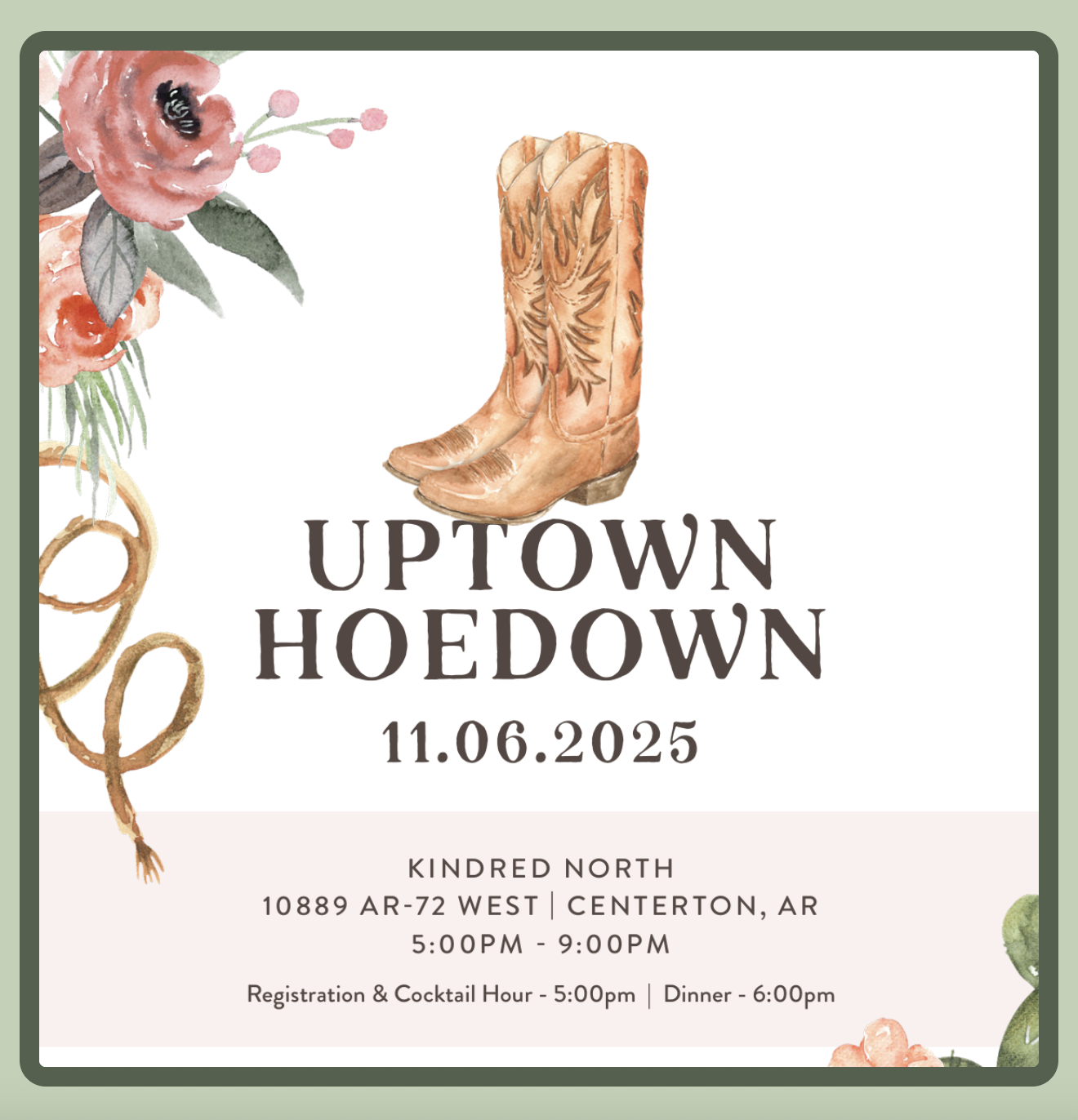 Campaign cover image for Uptown Hoedown 2025