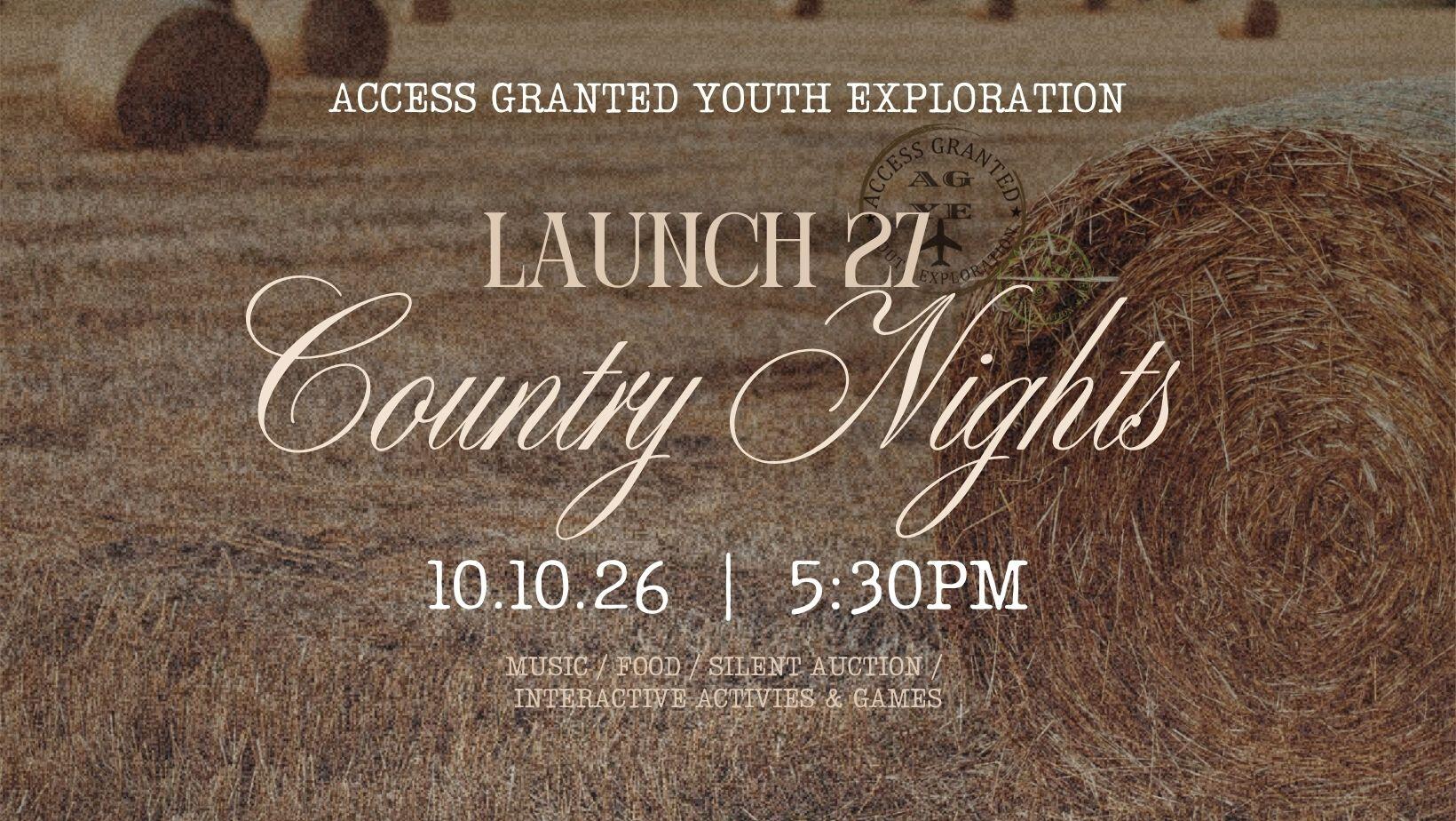 Campaign cover image for Launch 27: Country Nights