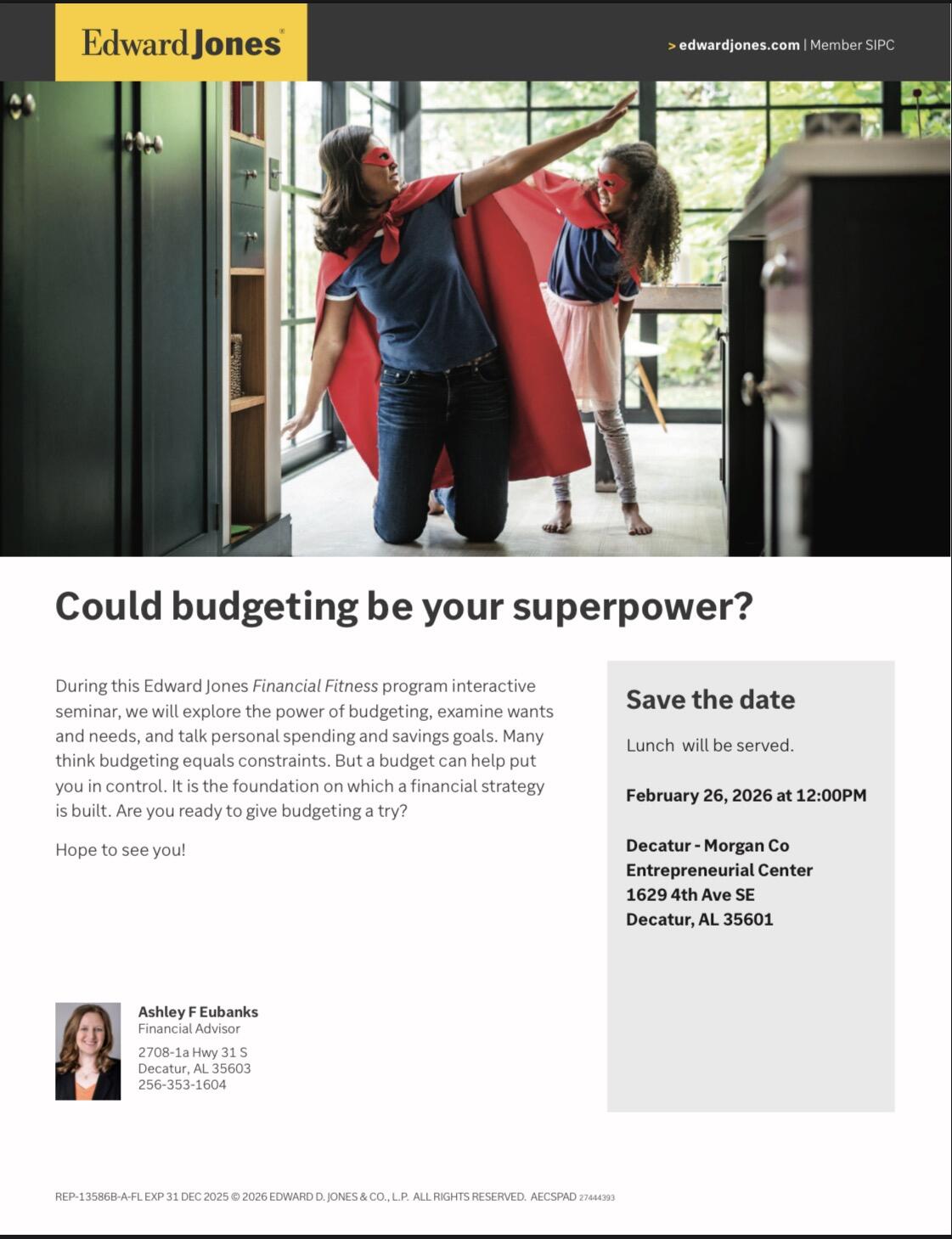 Campaign cover image for YP Decatur Budgeting Lunch & Learn