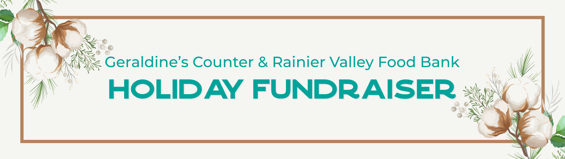 Campaign cover image for 2025 Geraldine's Counter Holiday Fundraiser