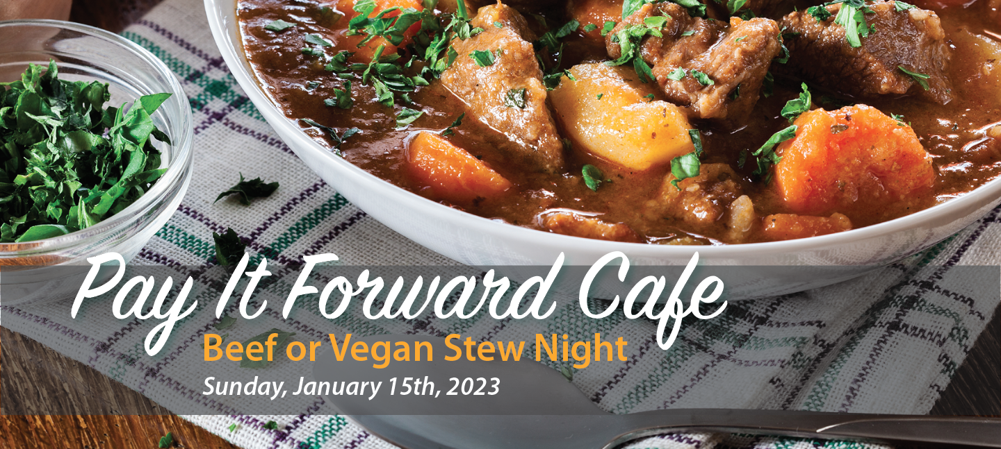 January Pay It Forward Café