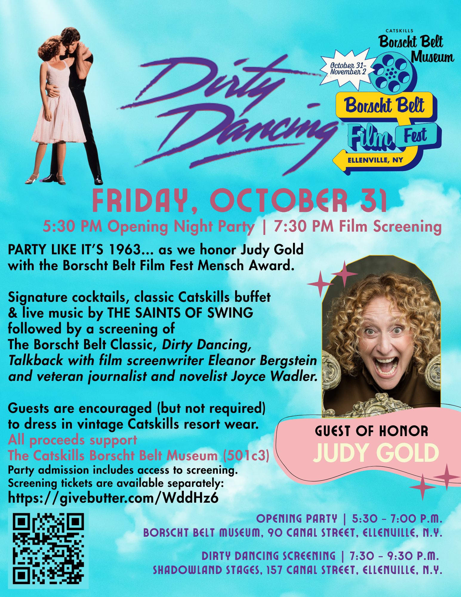 Campaign cover image for Borscht Belt Film Fest DIRTY DANCING PARTY