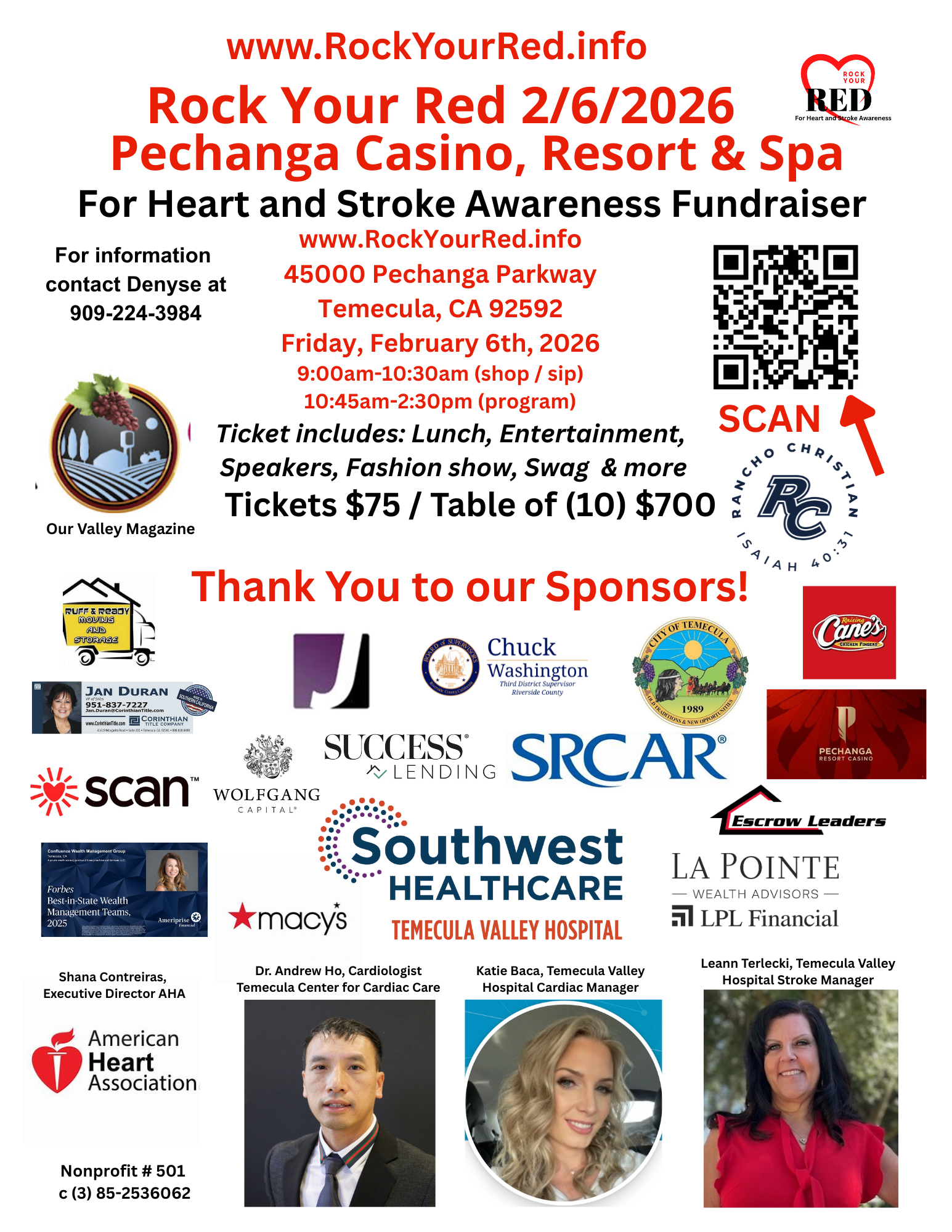 Campaign cover image for Rock Your Red for Heart & Stroke Awareness Feb. 6th, 2026