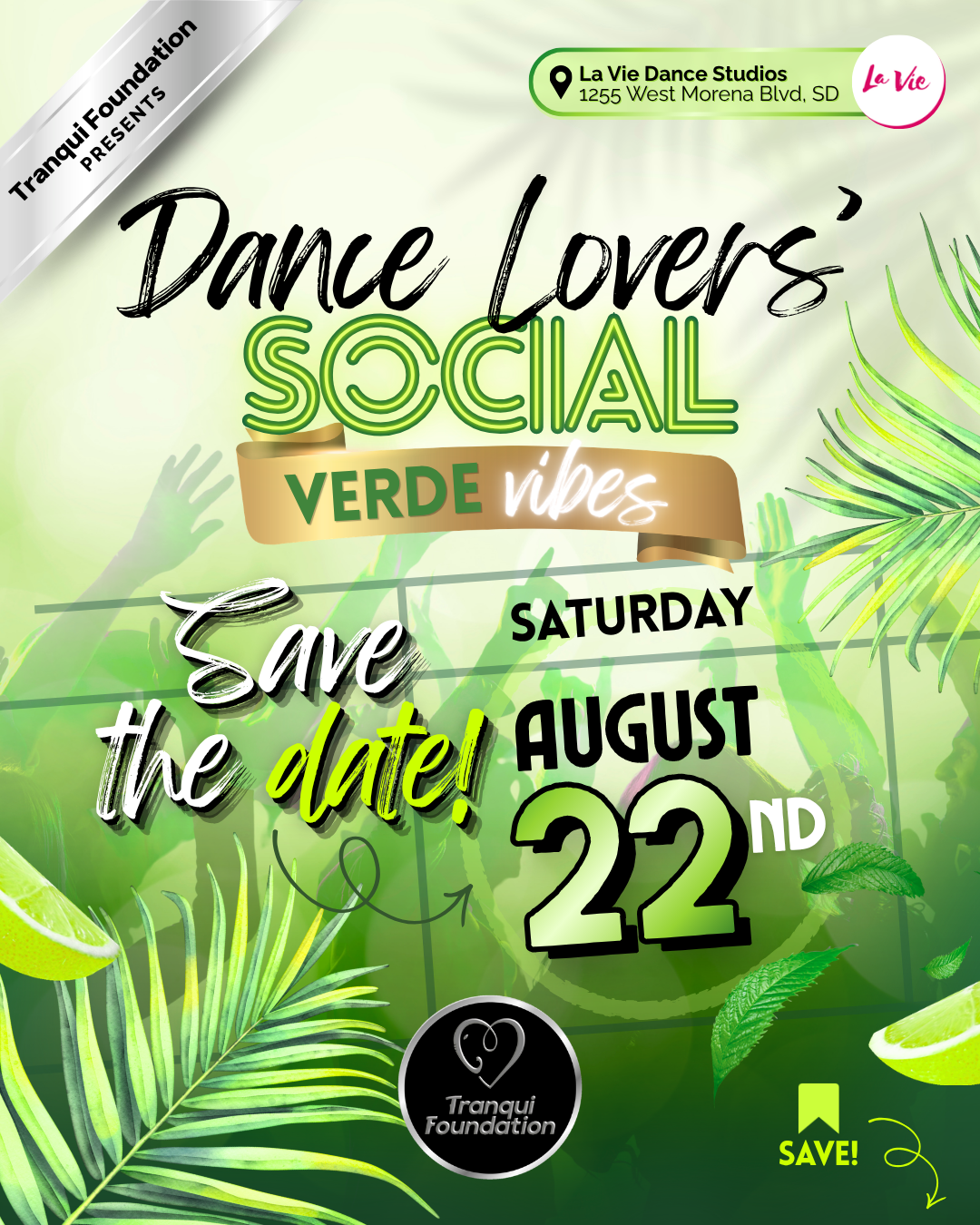 Campaign cover image for Dance Lovers' Social 💚 8/22
