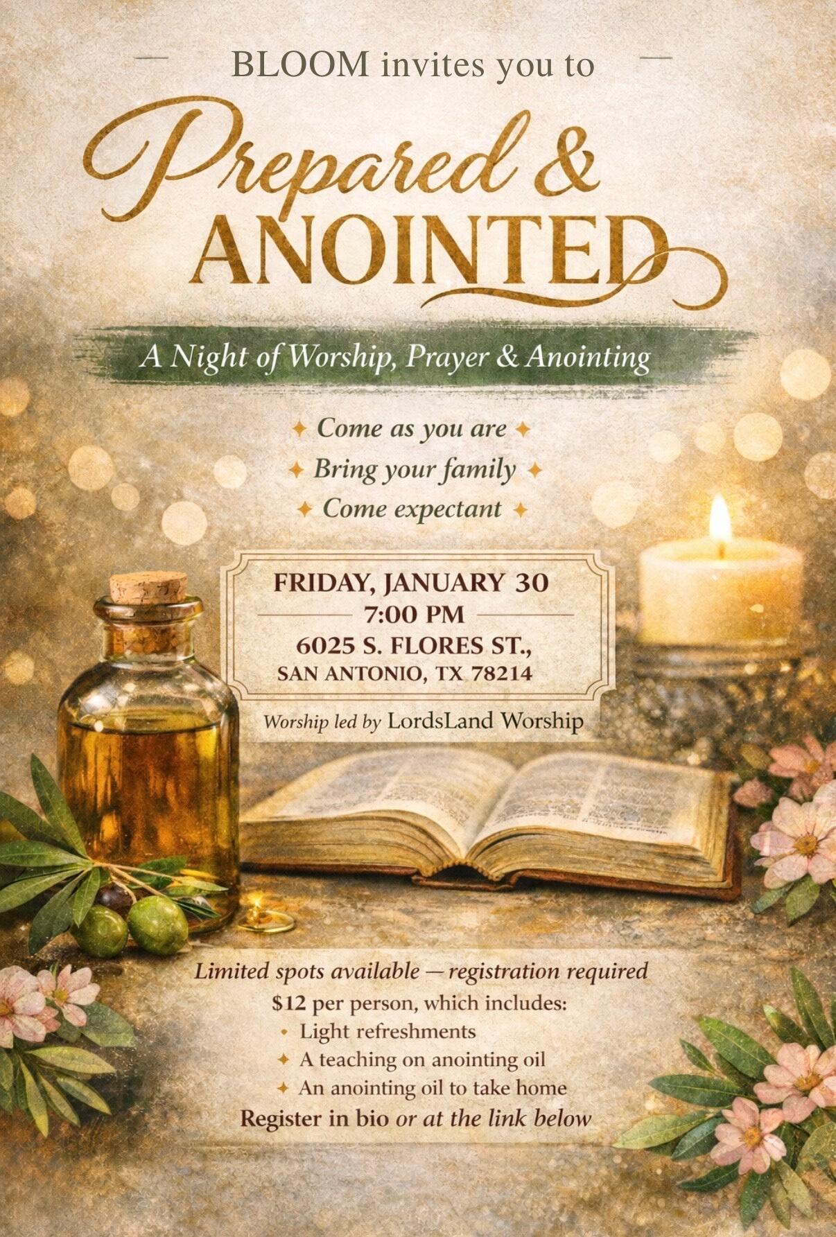 Campaign cover image for Prepared & Anointed (A Night of Worship, Prayer, & Anointing)