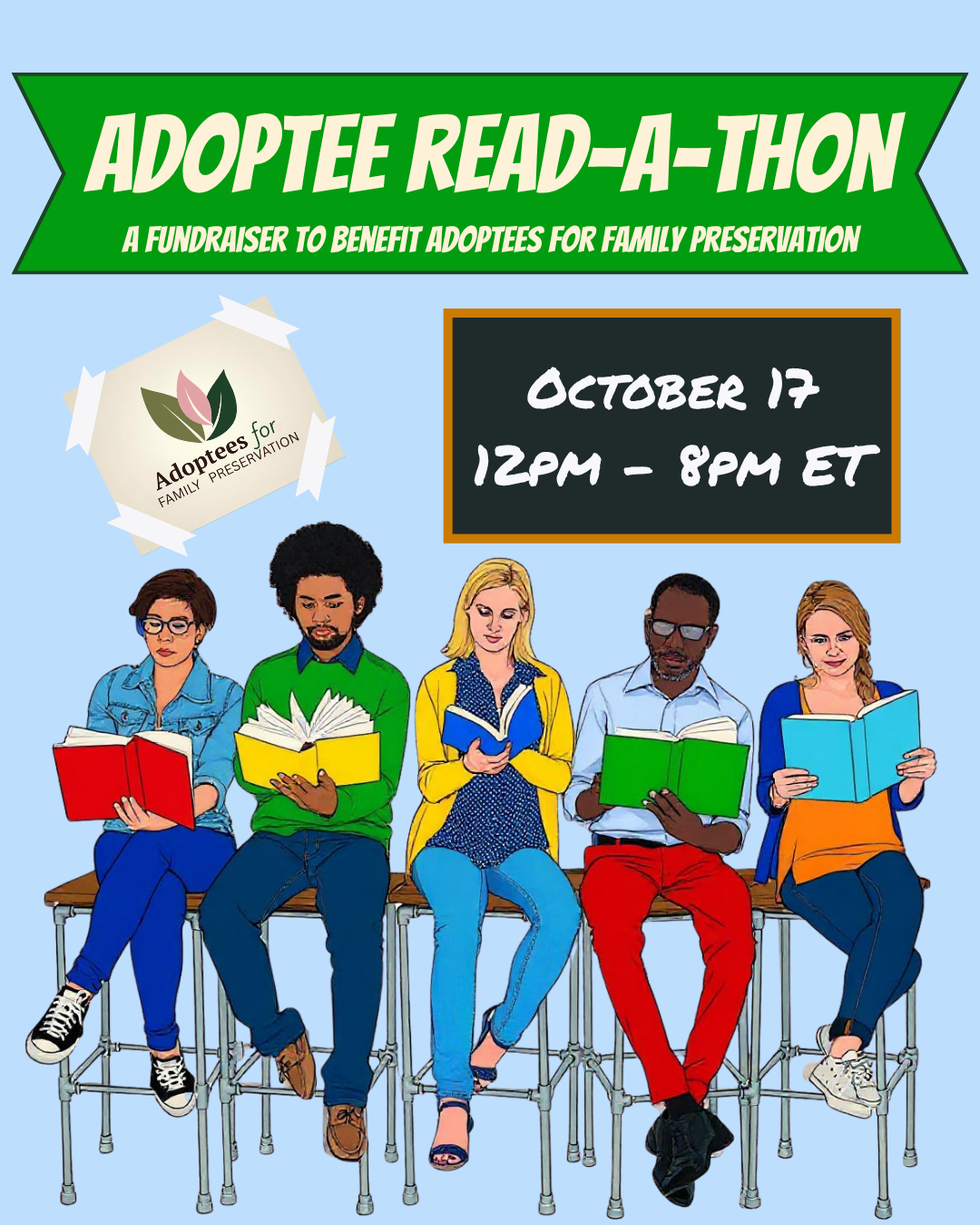 Campaign cover image for Adoptee Read-A-Thon