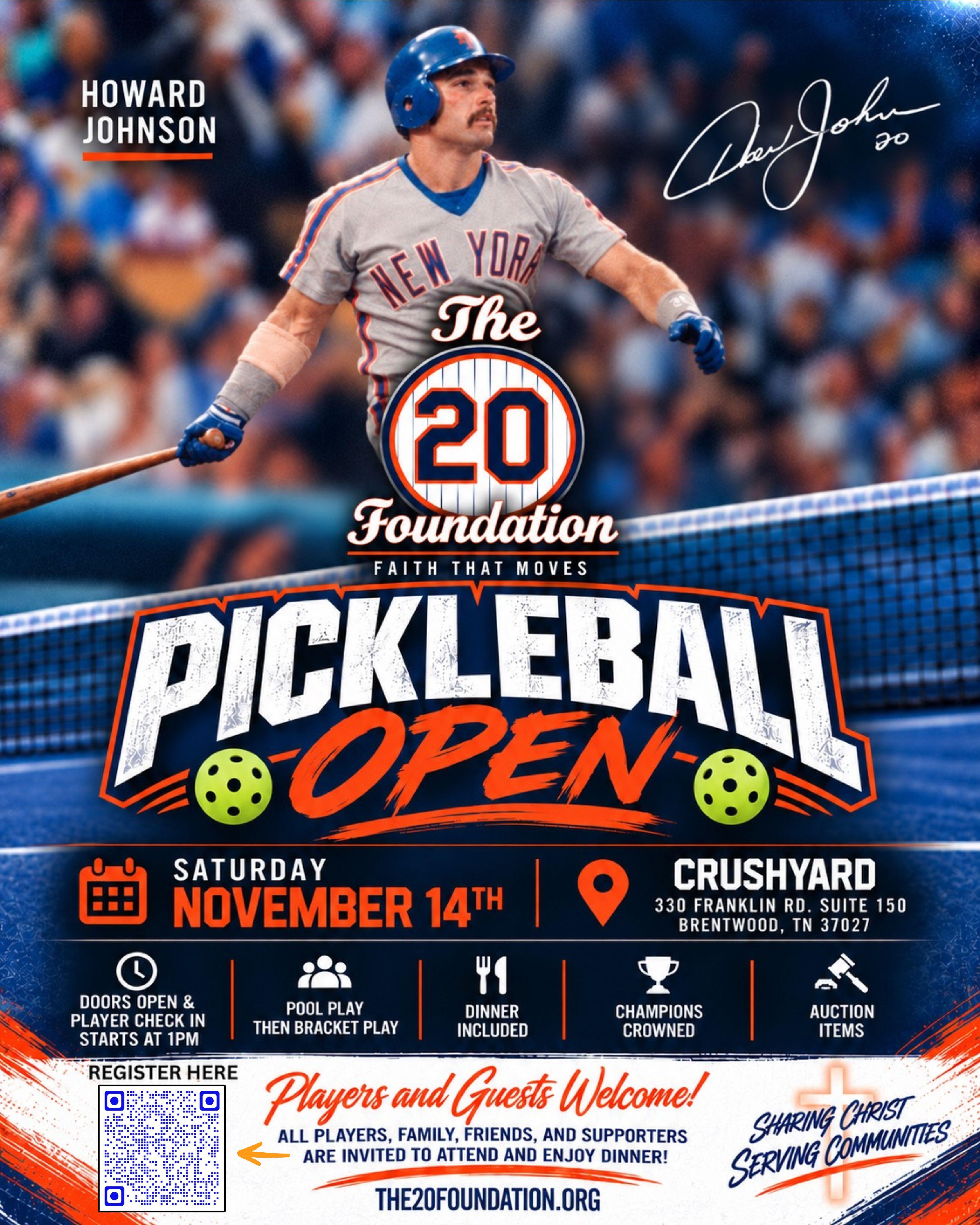 Campaign cover image for The 20 Foundation Pickleball Open